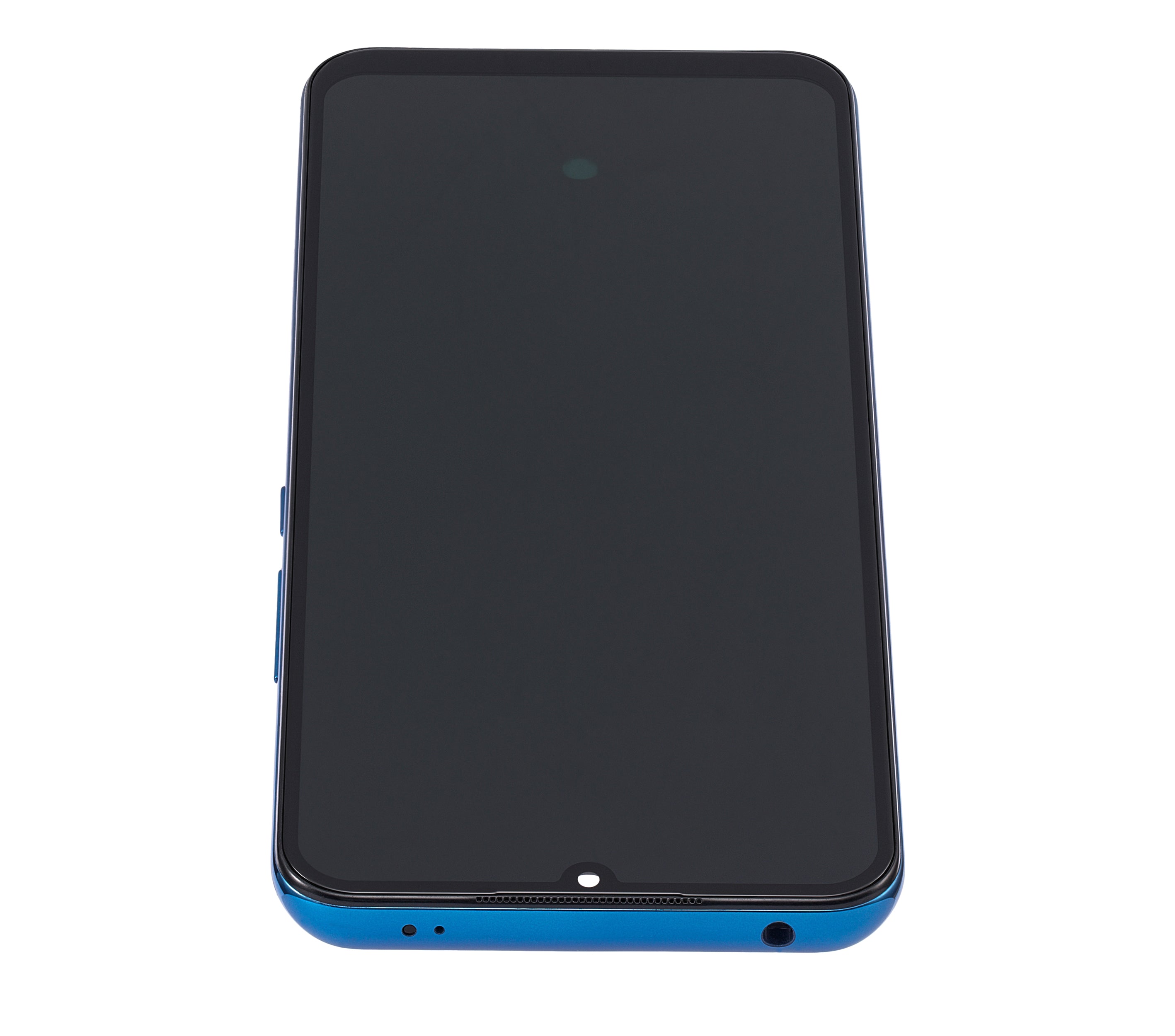 OLED-Display mit Rahmen für Xiaomi Mi 10 Lite 5G (Refurbished) (Aurora Blue)