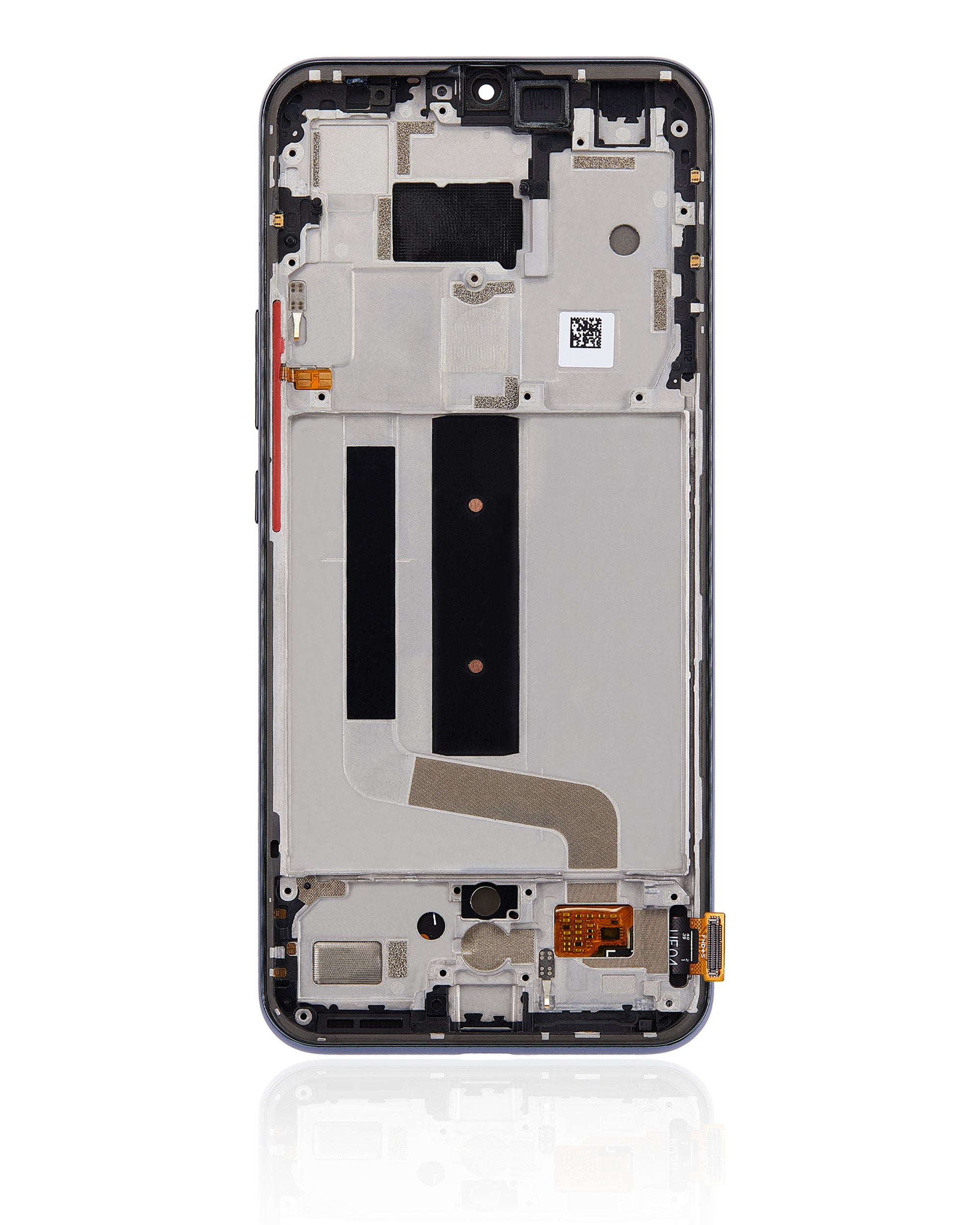 OLED-Display mit Rahmen für Xiaomi Mi 10 Lite 5G (Refurbished) (Cosmic Gray)