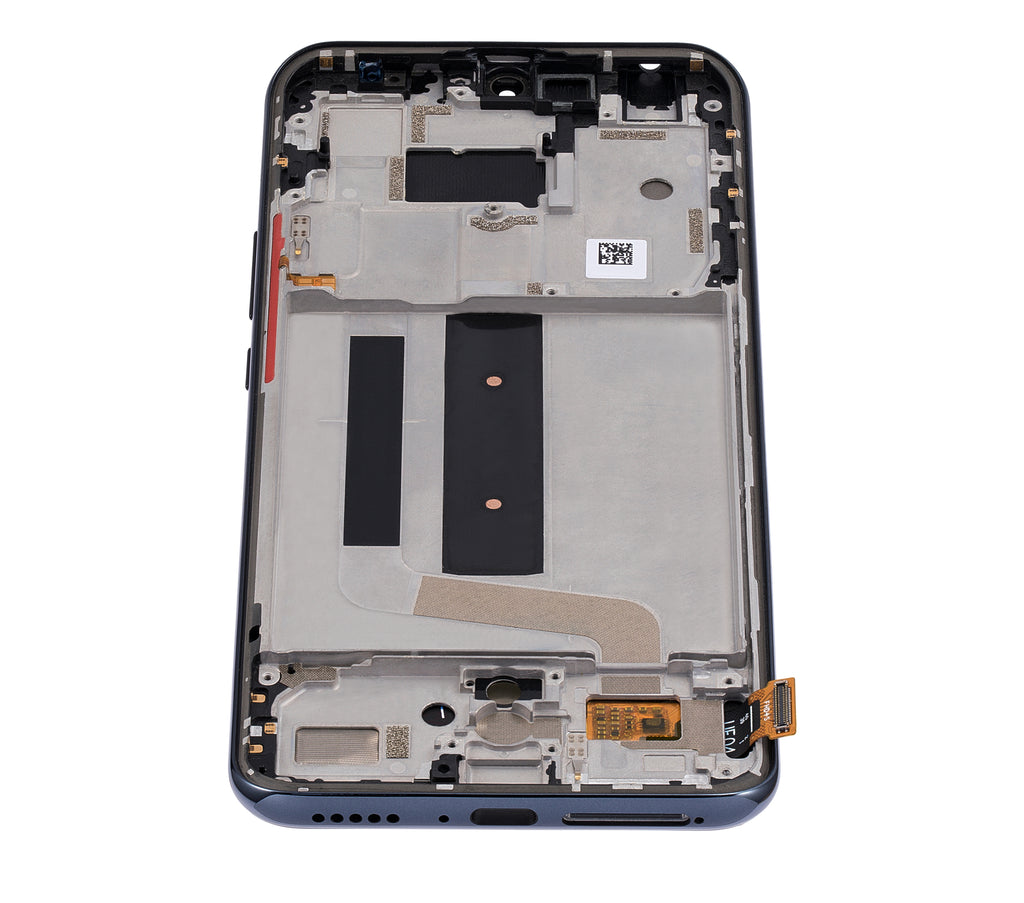 OLED-Display mit Rahmen für Xiaomi Mi 10 Lite 5G (Refurbished) (Cosmic Gray)