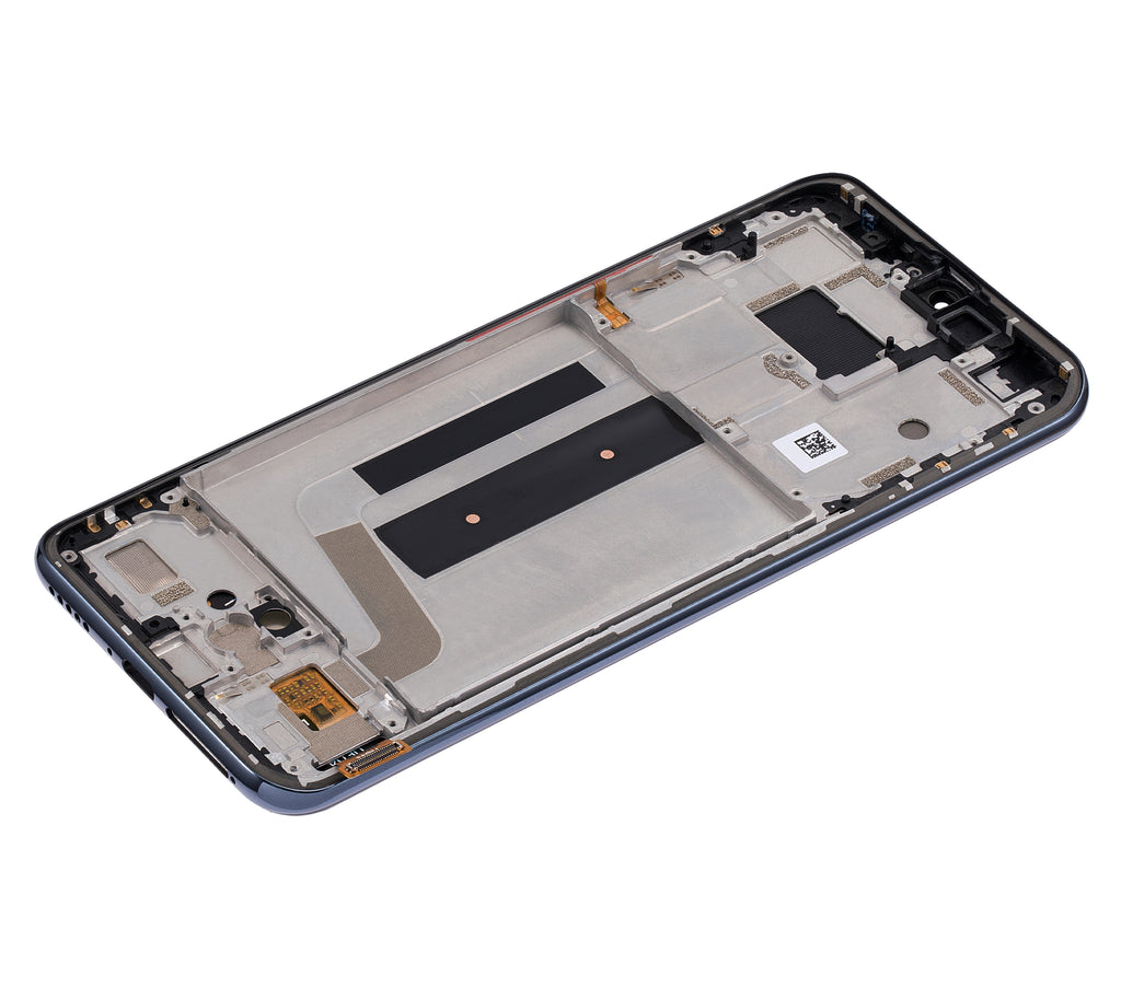 OLED-Display mit Rahmen für Xiaomi Mi 10 Lite 5G (Refurbished) (Cosmic Gray)