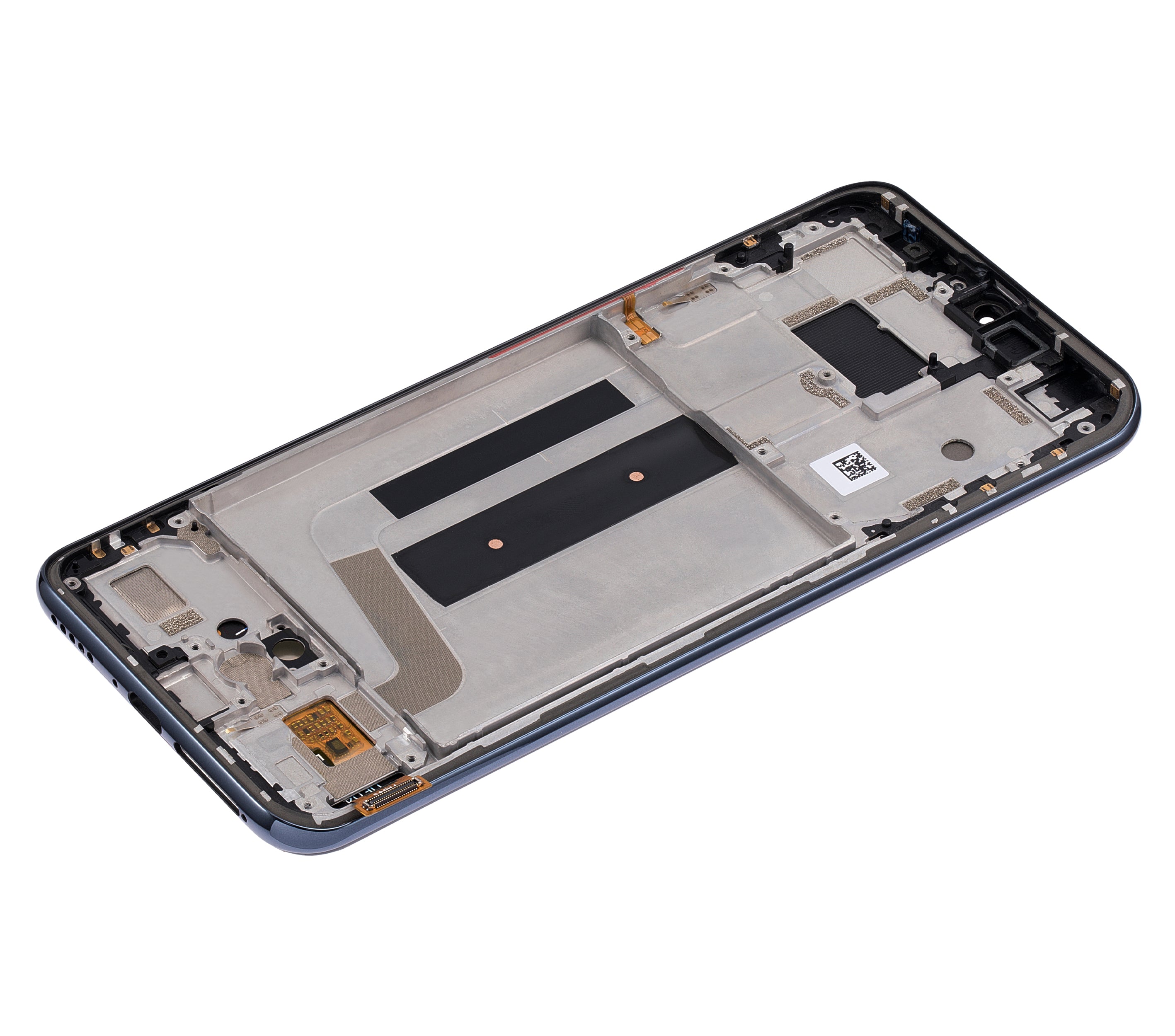 OLED-Display mit Rahmen für Xiaomi Mi 10 Lite 5G (Refurbished) (Cosmic Gray)