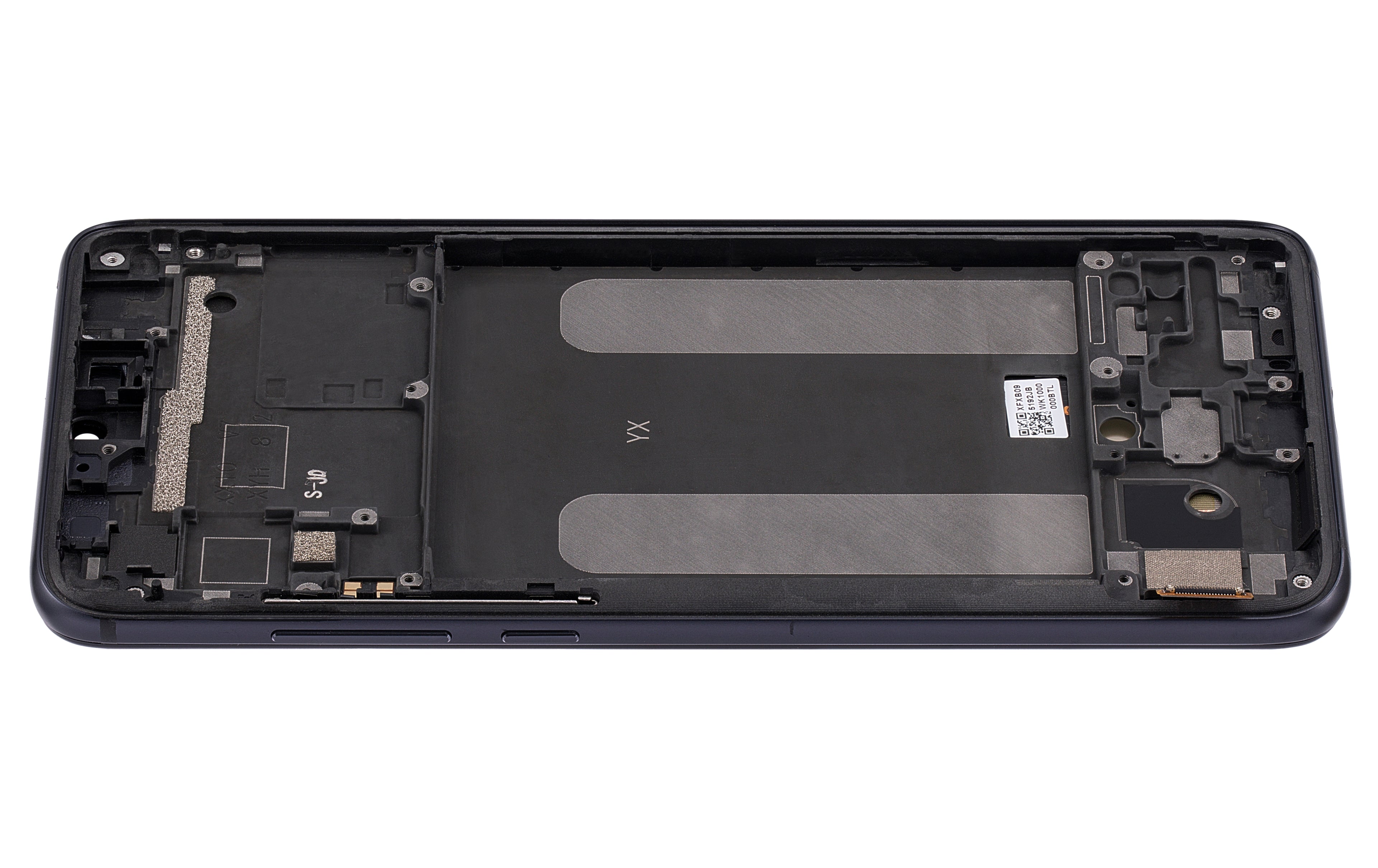 OLED-Display mit Rahmen für Xiaomi Mi 9 Lite / CC9 (Refurbished) (Onyx Gray)