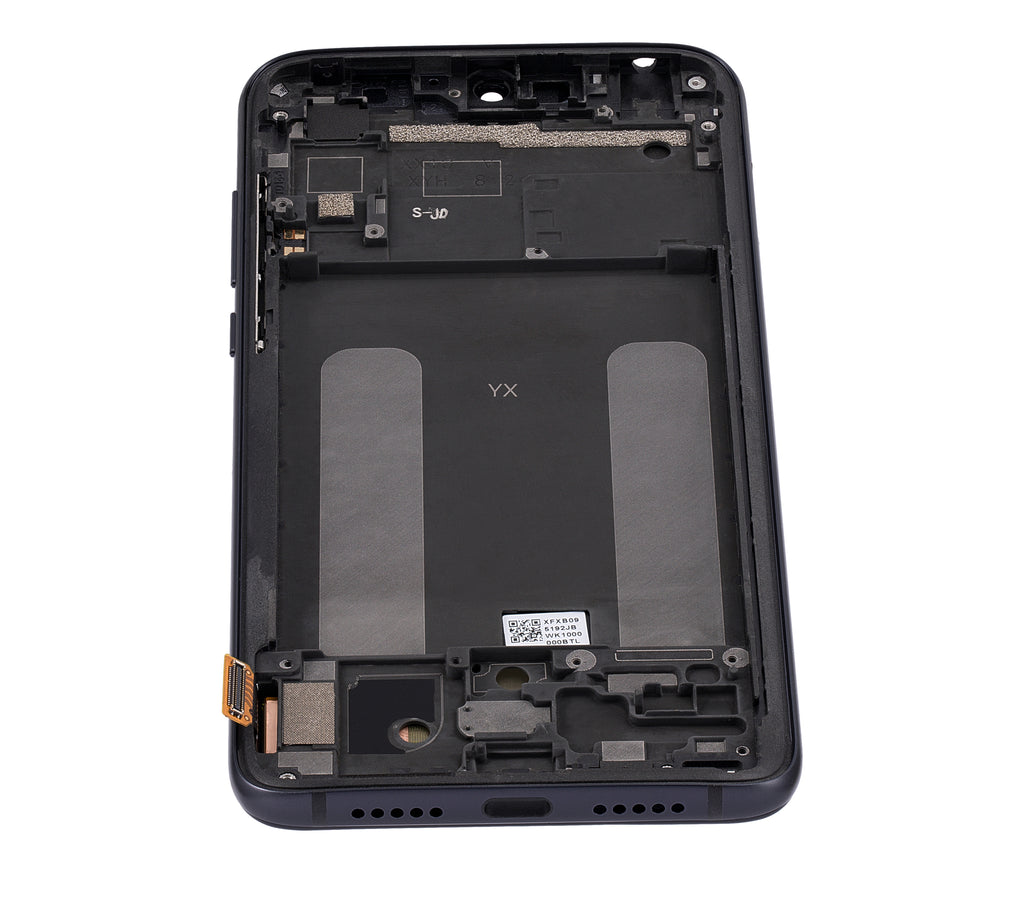OLED-Display mit Rahmen für Xiaomi Mi 9 Lite / CC9 (Refurbished) (Onyx Gray)