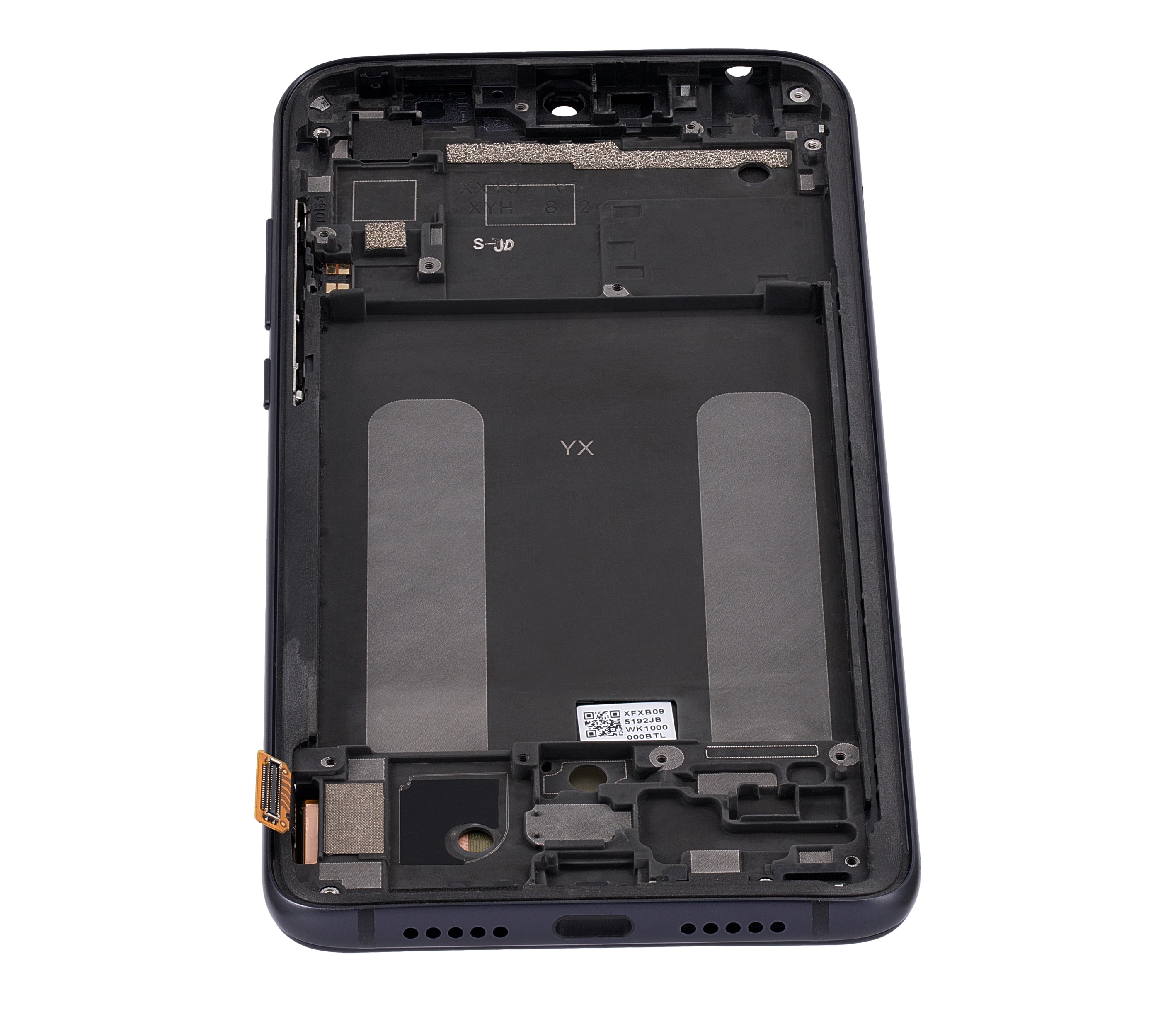 OLED-Display mit Rahmen für Xiaomi Mi 9 Lite / CC9 (Refurbished) (Onyx Gray)