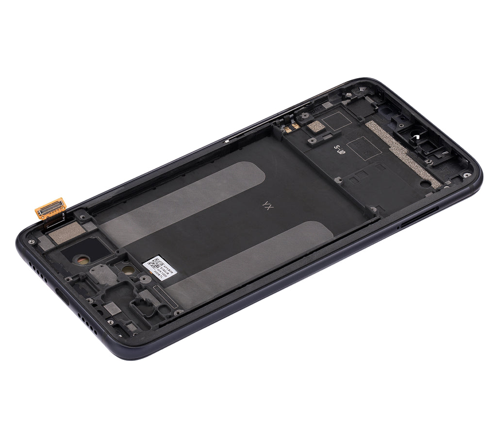 OLED-Display mit Rahmen für Xiaomi Mi 9 Lite / CC9 (Refurbished) (Onyx Gray)