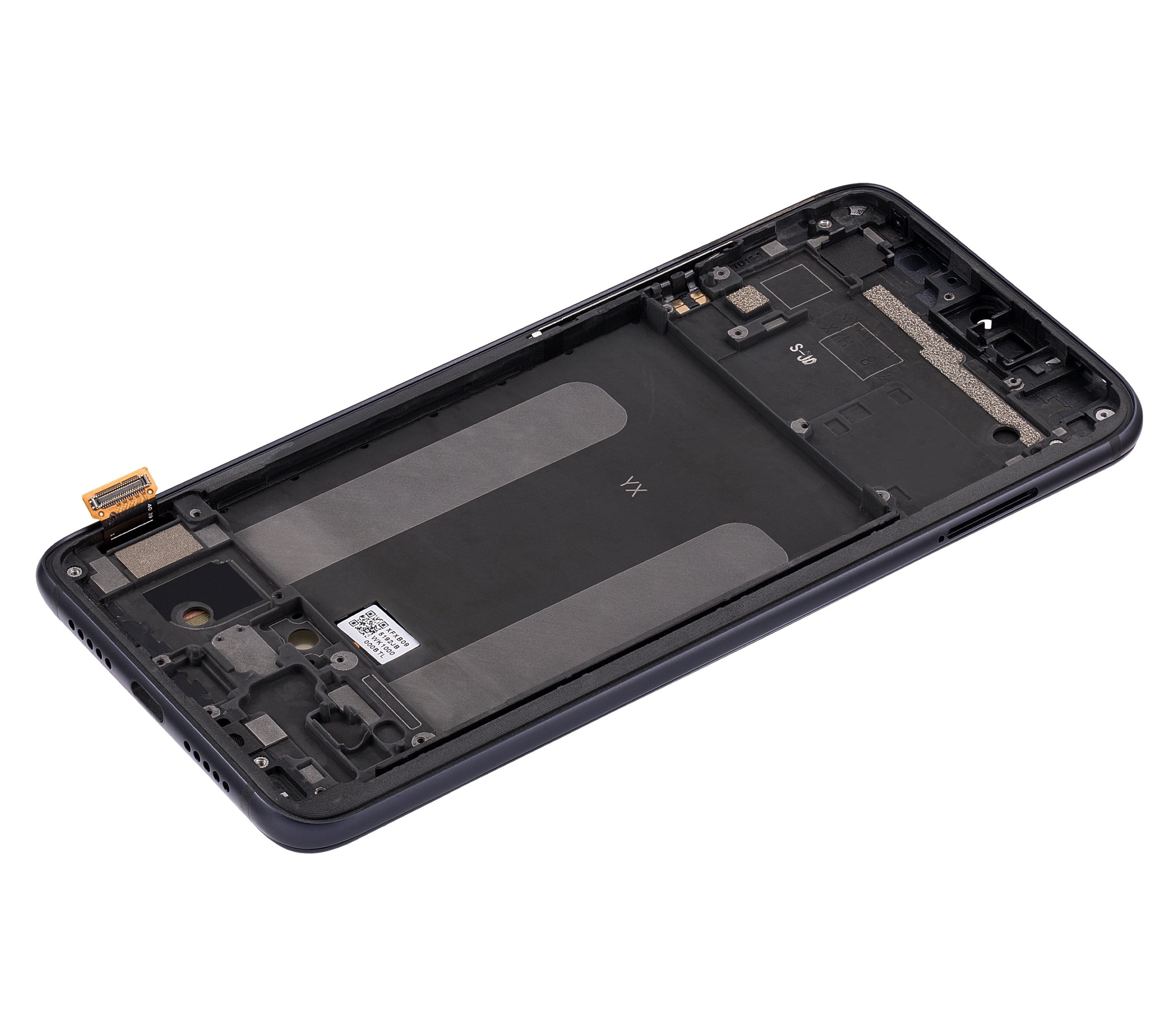 OLED-Display mit Rahmen für Xiaomi Mi 9 Lite / CC9 (Refurbished) (Onyx Gray)