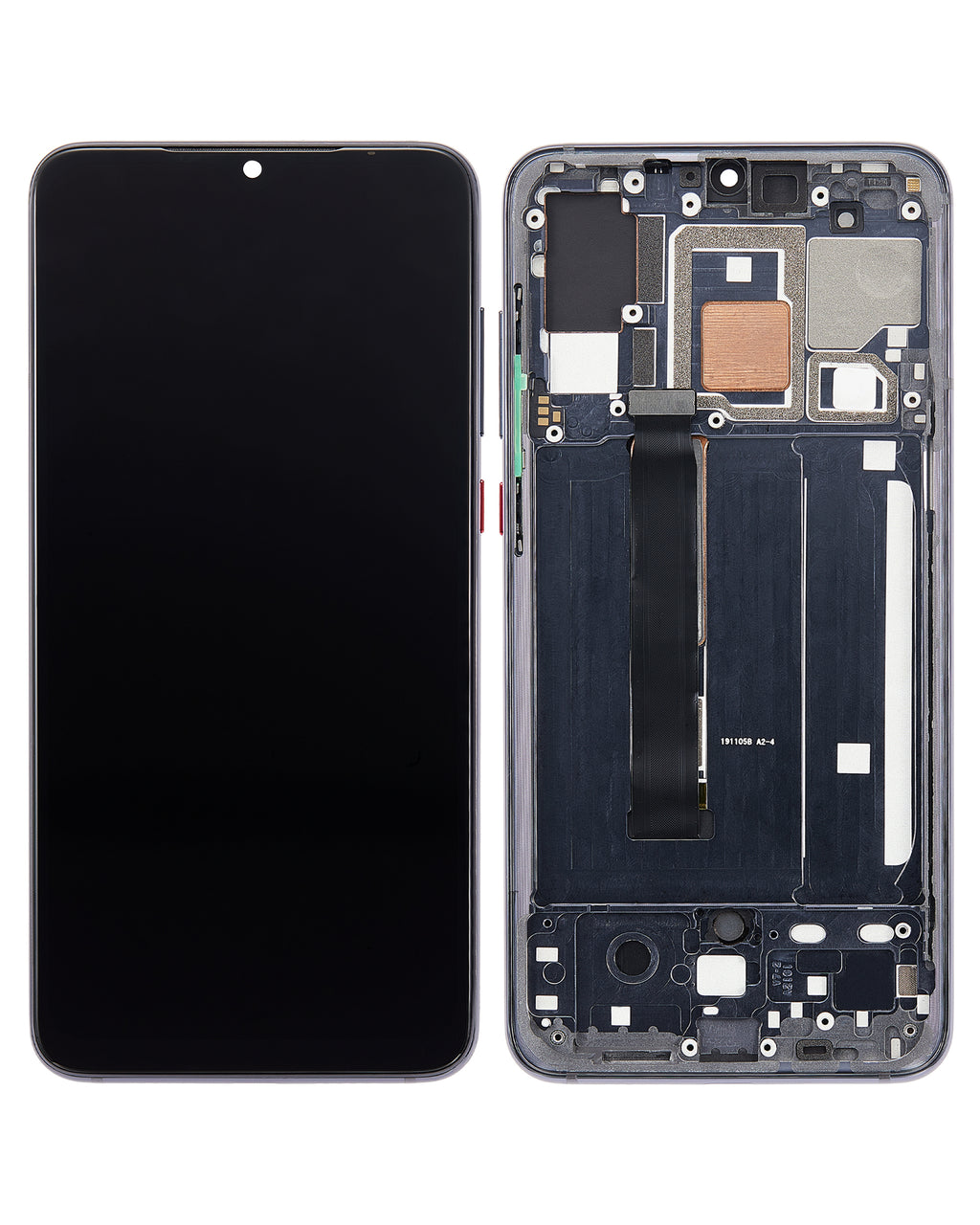 LCD Display with Frame for Xiaomi Mi 9 Pro (Aftermarket: Incell) (Titanium Black)