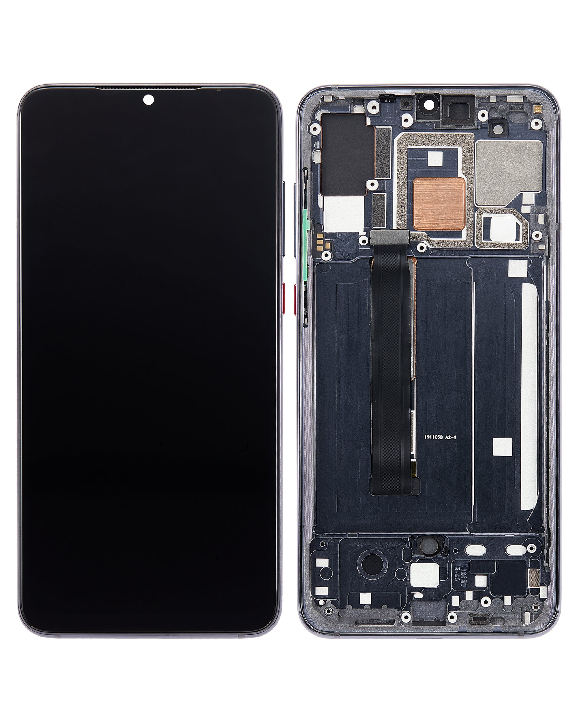 LCD Display with Frame for Xiaomi Mi 9 Pro (Aftermarket: Incell) (Titanium Black)