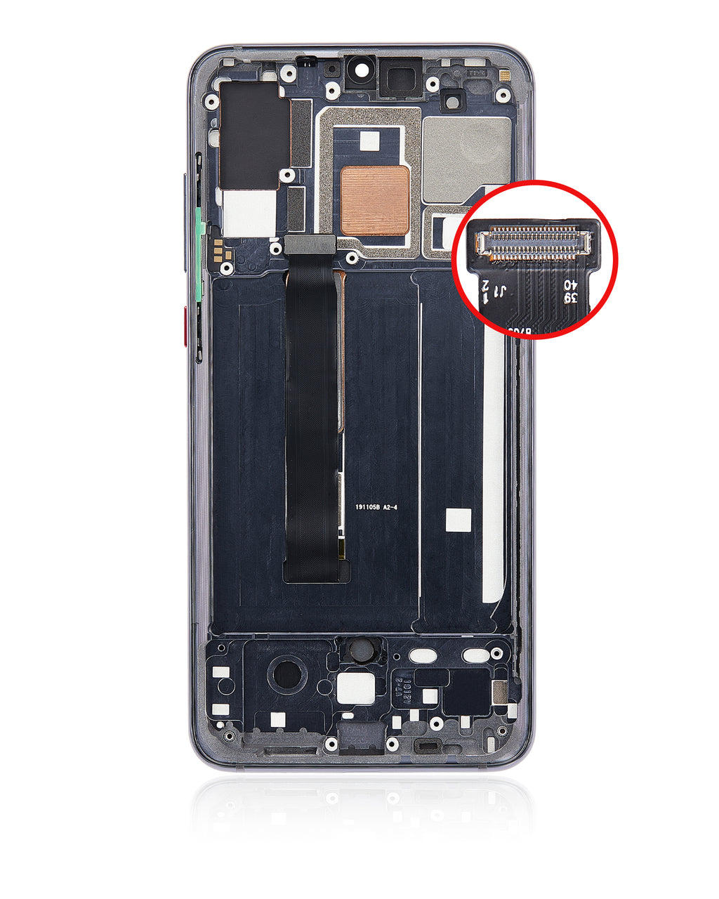 LCD Display with Frame for Xiaomi Mi 9 Pro (Aftermarket: Incell) (Titanium Black)