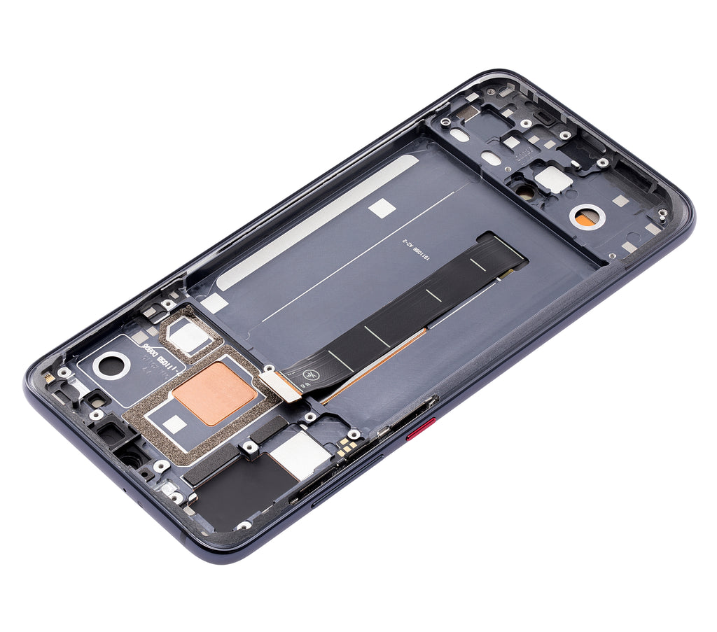 OLED-Display mit Rahmen für Xiaomi Mi 9 Pro (Refurbished) (Titanium Schwarz)