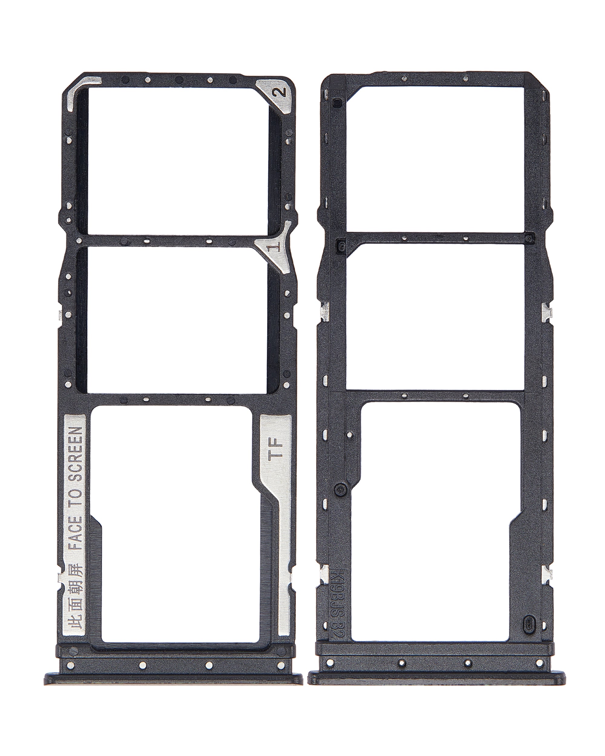 Dual SIM Card Tray for Xiaomi Redmi 10 (Carbon Gray)