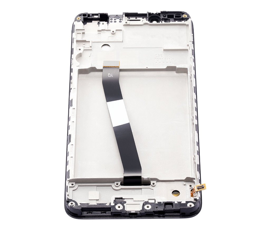 LCD-Modul mit Rahmen für Xiaomi Redmi 7A (Refurbished) (Alle Farben)