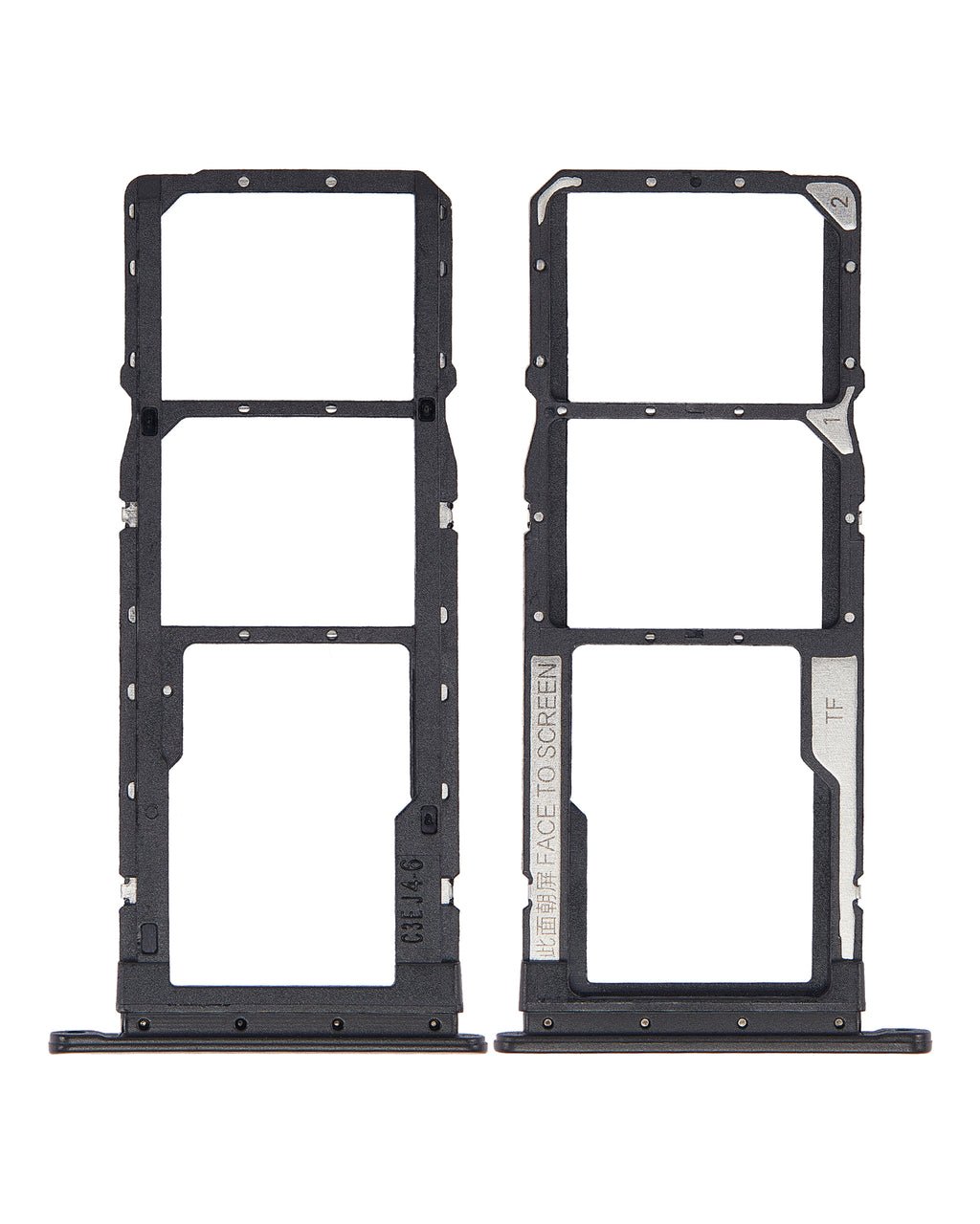 Dual-SIM-Kartenhalter für Xiaomi Redmi 7A (Matte Black)