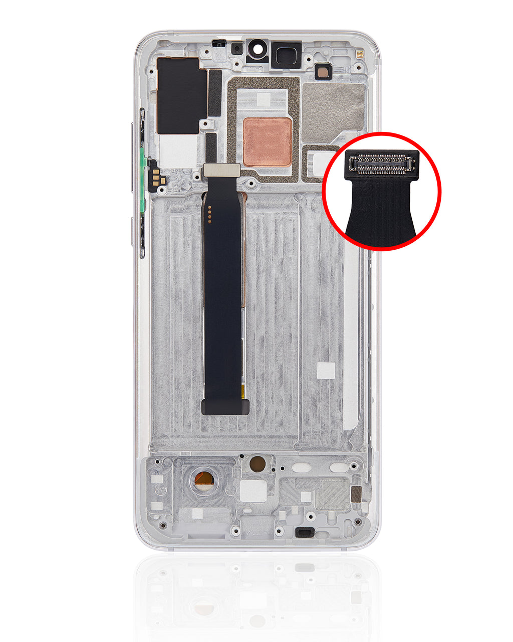 LCD complete with frame for Xiaomi Mi 9 Pro (Aftermarket: Incell) (Dream White)