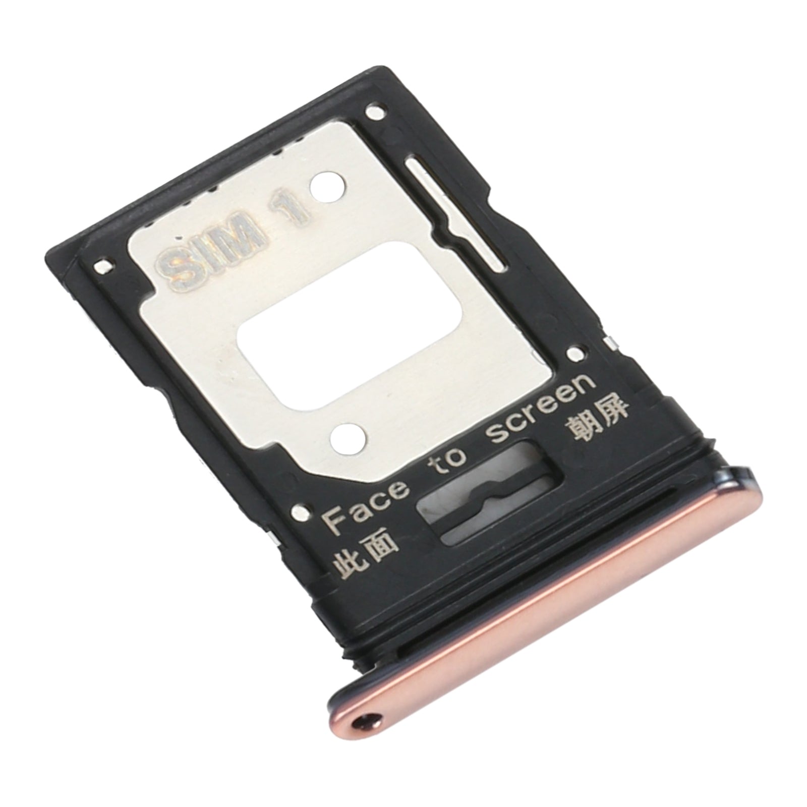 Dual-SIM-Kartenfach für Xiaomi Mi 11 Lite (Peach Pink)