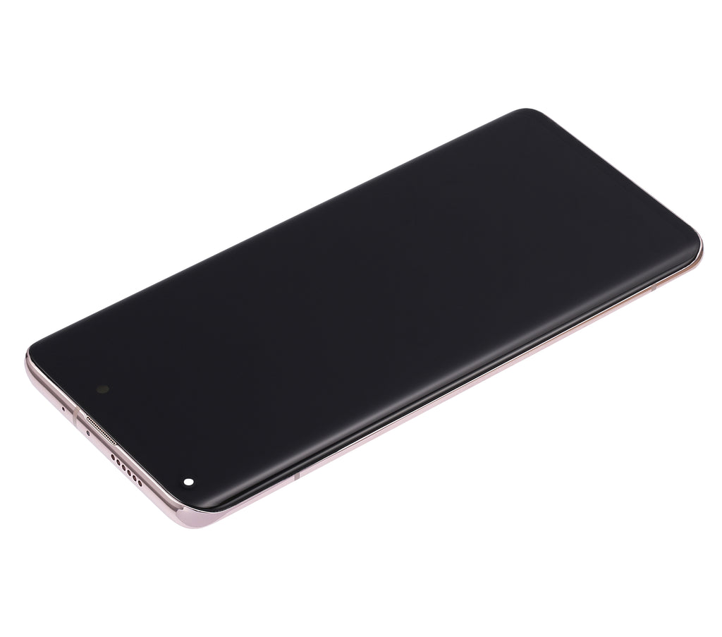 OLED-Display mit Rahmen für Xiaomi Mi 10 5G (Refurbished) (Peach Gold)