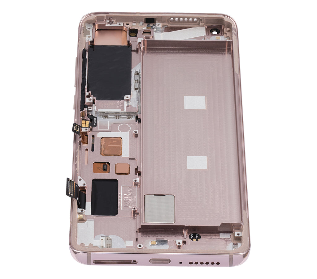OLED-Display mit Rahmen für Xiaomi Mi 10 5G (Refurbished) (Peach Gold)