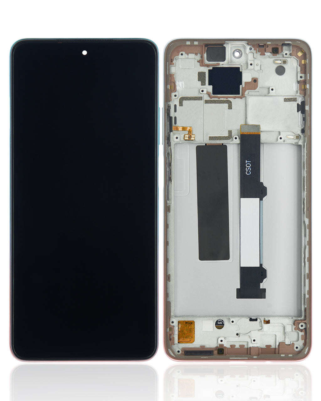 Xiaomi Mi 10T Lite 5G Display Komplett mit Rahmen Refurbished Rose Gold
