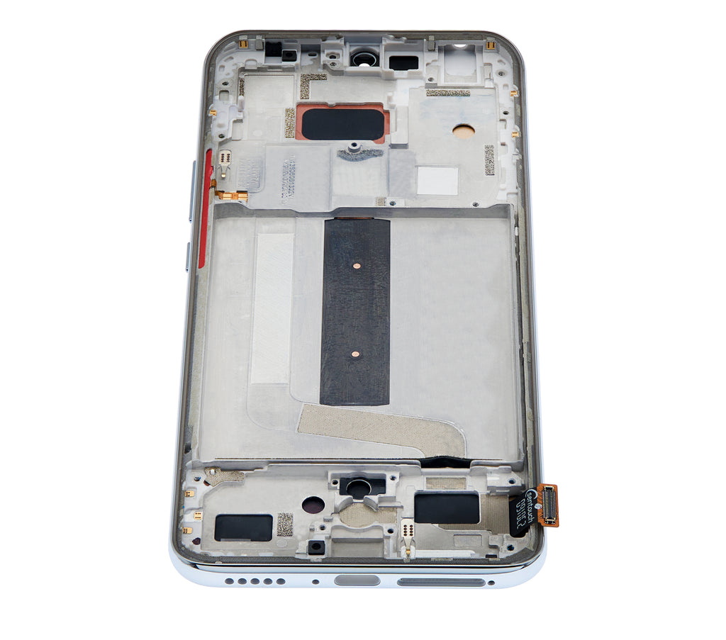 Aftermarket LCD-Display mit Rahmen für Xiaomi Mi 10 Lite 5G, Dream White (Incell