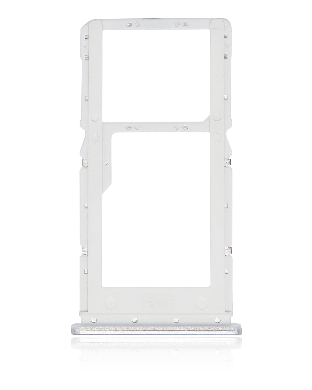 Dual SIM Card Tray for Xiaomi Redmi Note 10 5G (Chrome Silver)