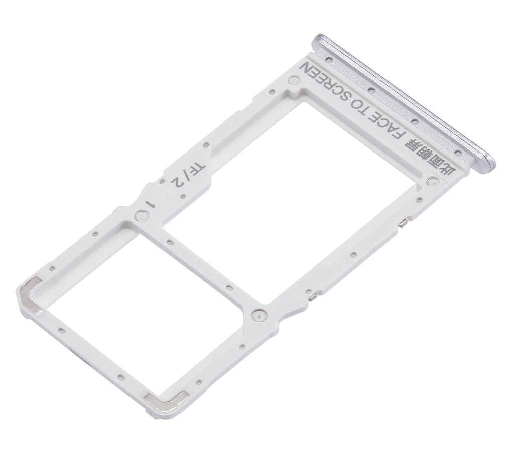 Dual SIM Card Tray for Xiaomi Redmi Note 10 5G (Chrome Silver)