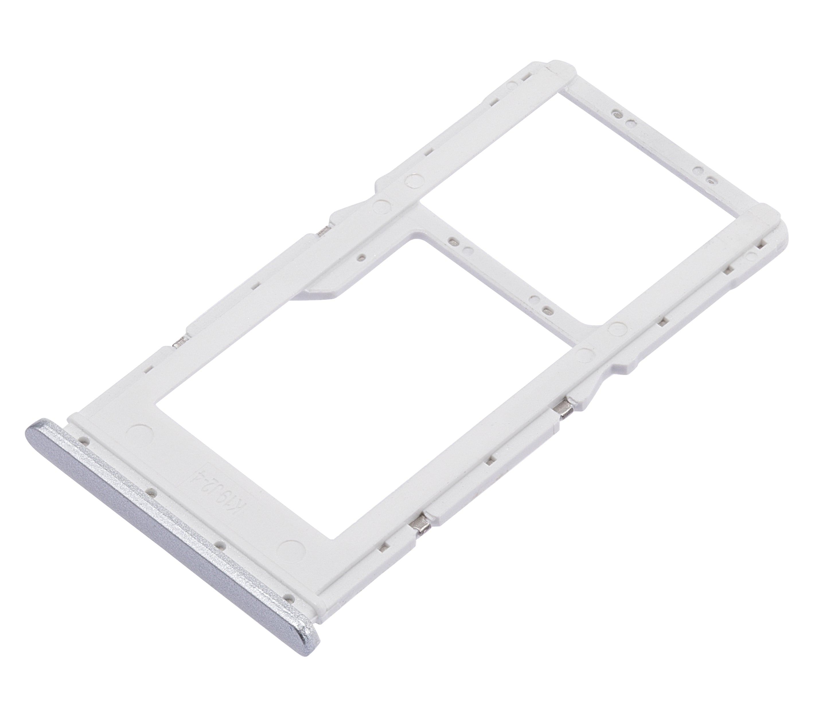 Dual SIM Card Tray for Xiaomi Redmi Note 10 5G (Chrome Silver)