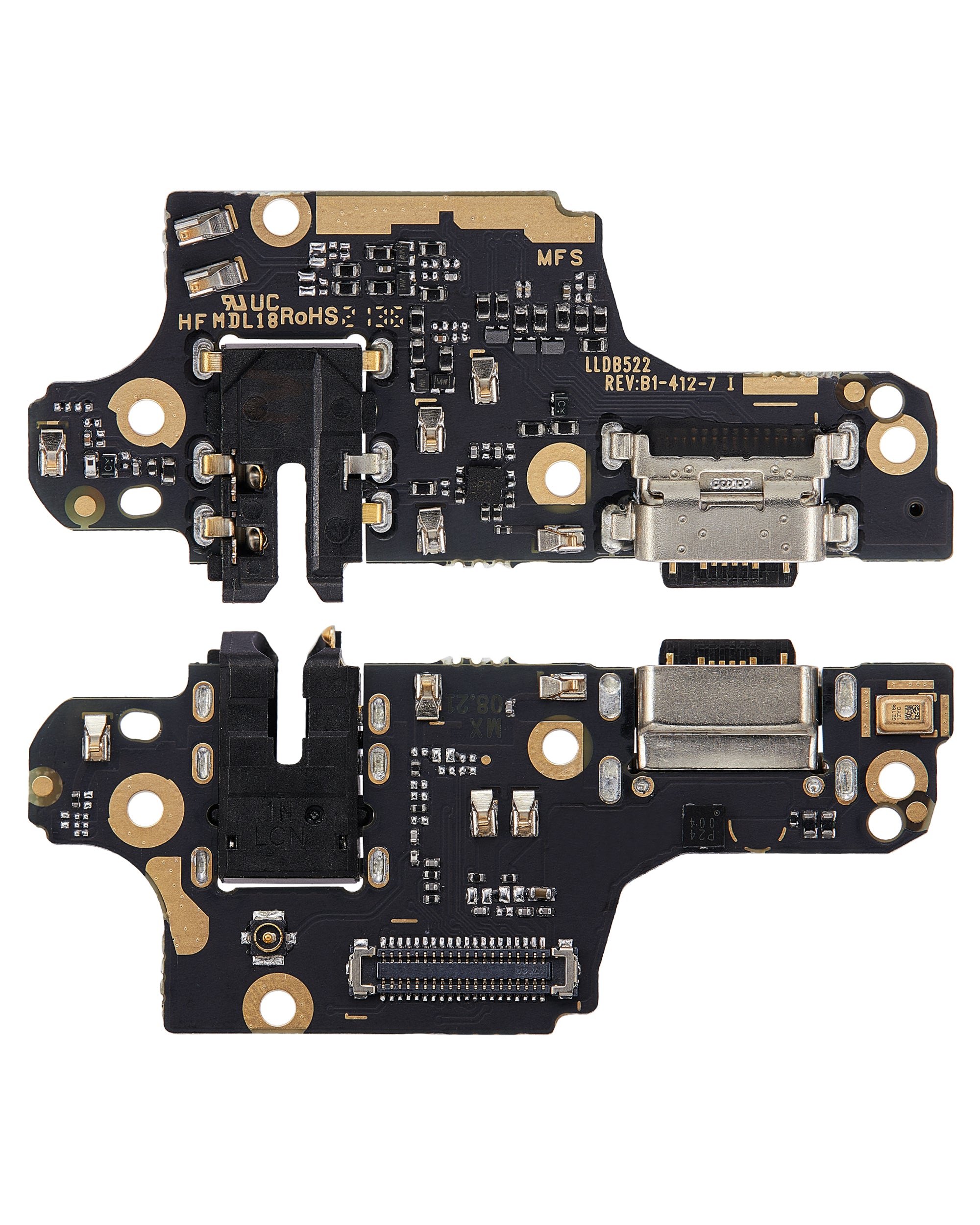 Charging Port PCB with Headphone Jack for Xiaomi Redmi Note 9 Pro 4G