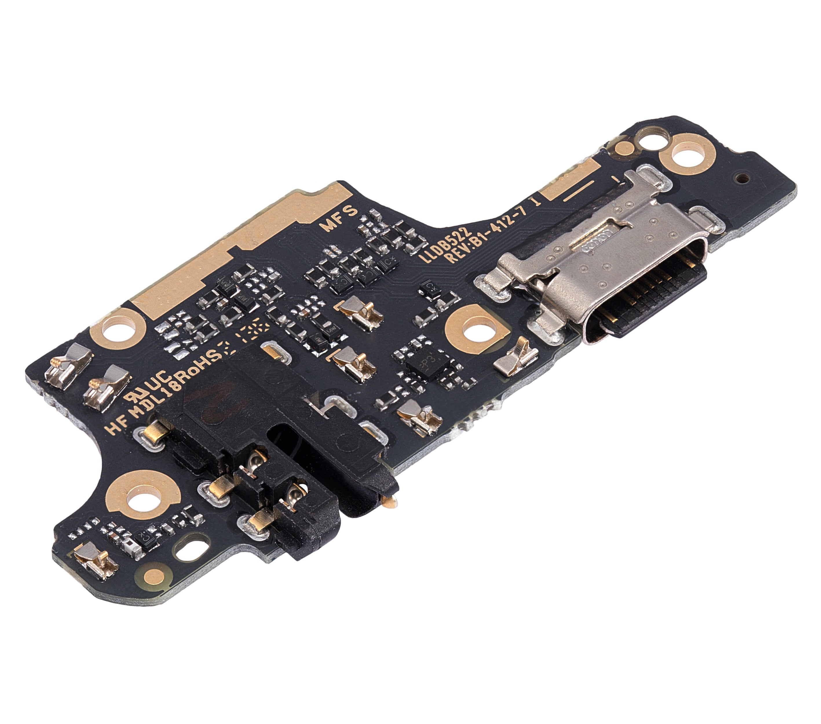 Charging Port PCB with Headphone Jack for Xiaomi Redmi Note 9 Pro 4G
