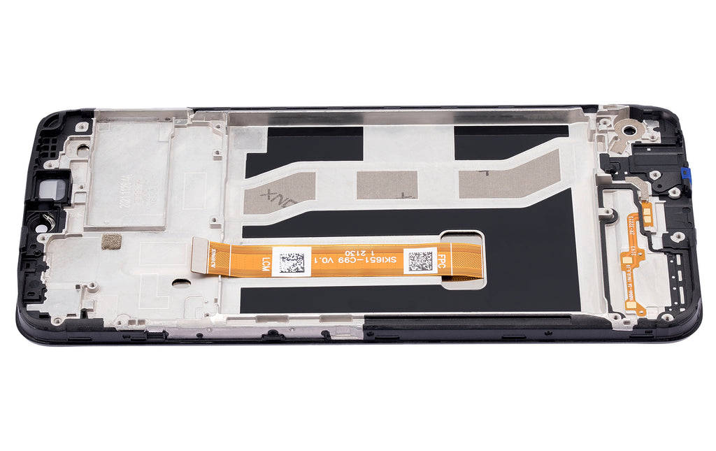 LCD-Bausatz mit Rahmen für Realme C21Y (Refurbished) (Alle Farben)