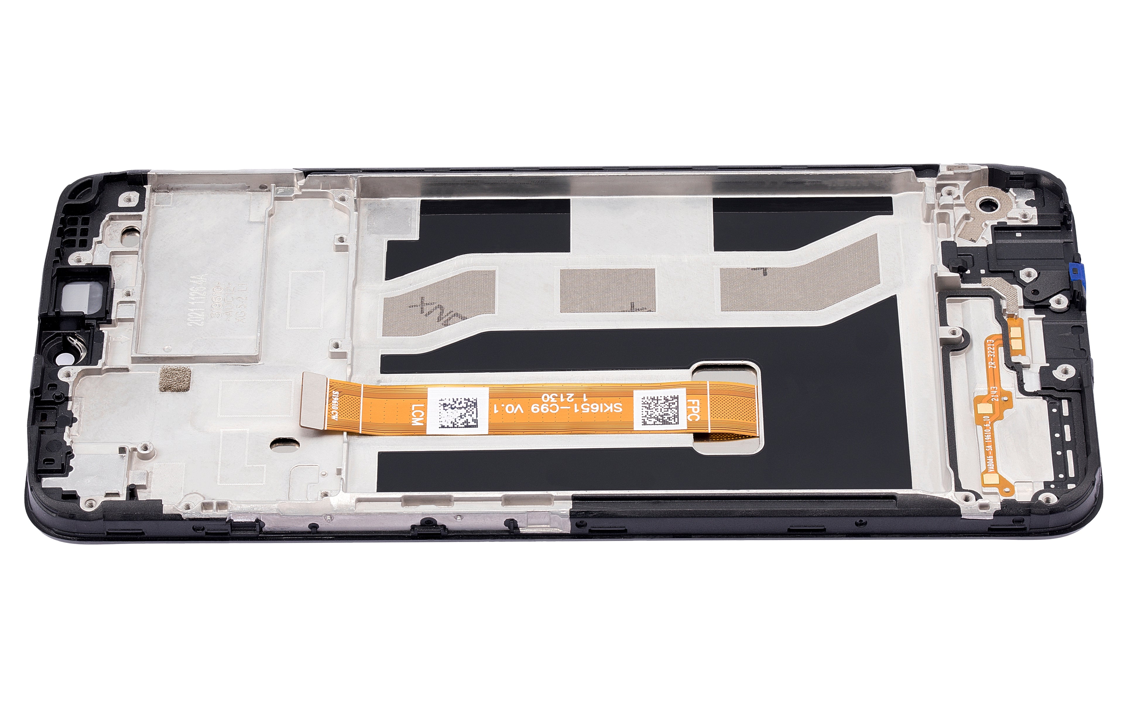 LCD-Bausatz mit Rahmen für Realme C21Y (Refurbished) (Alle Farben)