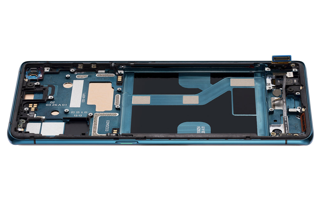 OLED Display with Frame for OPPO Find X2 (Refurbished) (Ocean)
