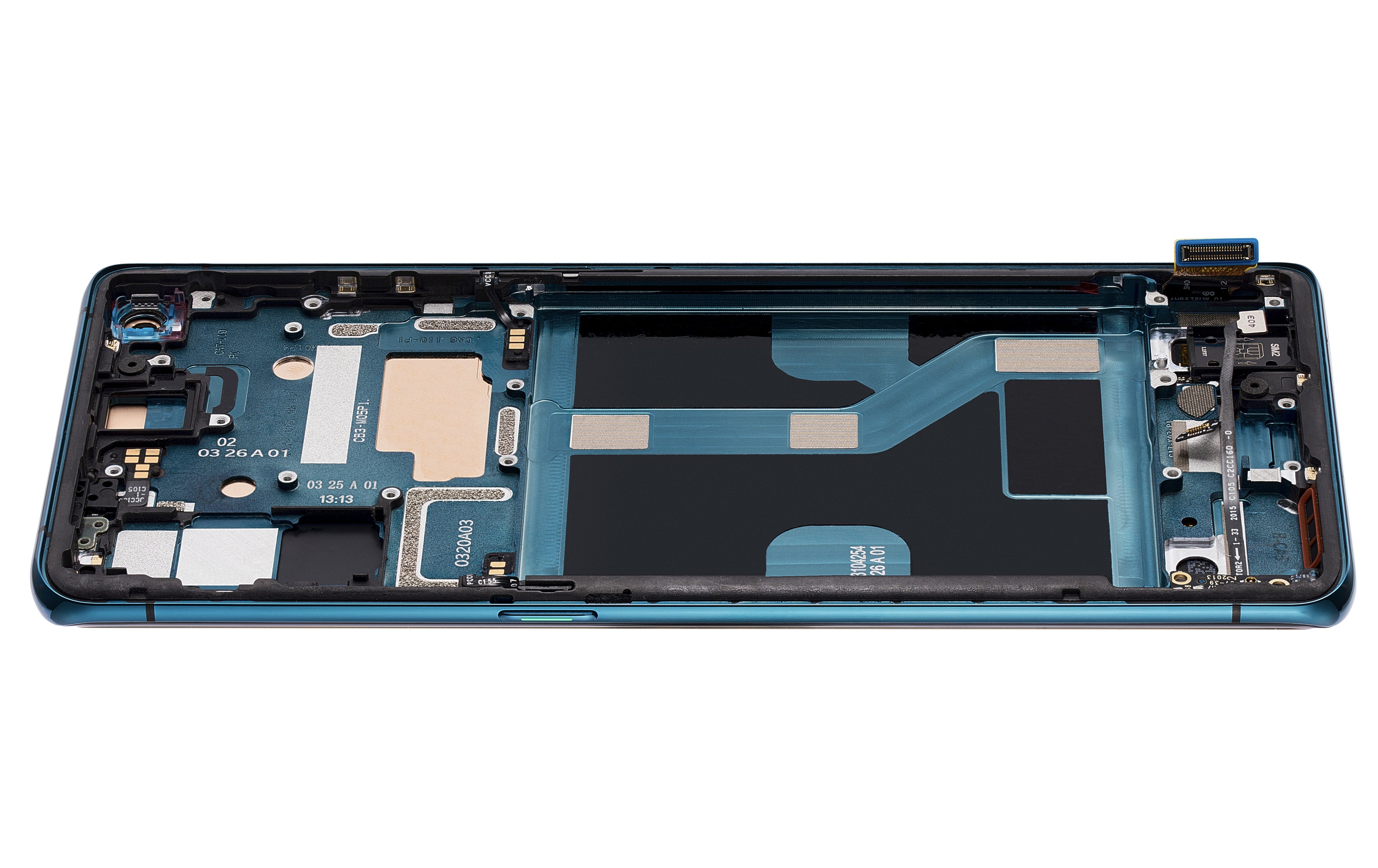 OLED Display with Frame for OPPO Find X2 (Refurbished) (Ocean)