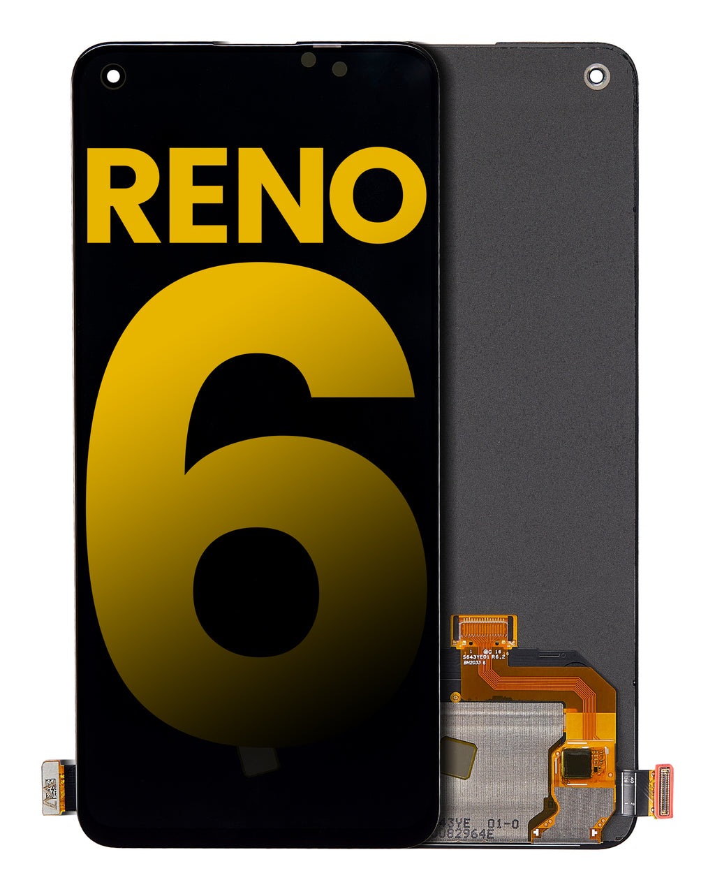 OLED-Display ohne Rahmen für OPPO Reno 5/6/Find X3 Lite (Refurb) alle Farben