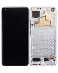 OLED Display with Frame for Xiaomi Mi 11 (Refurbished) (Cloud White)