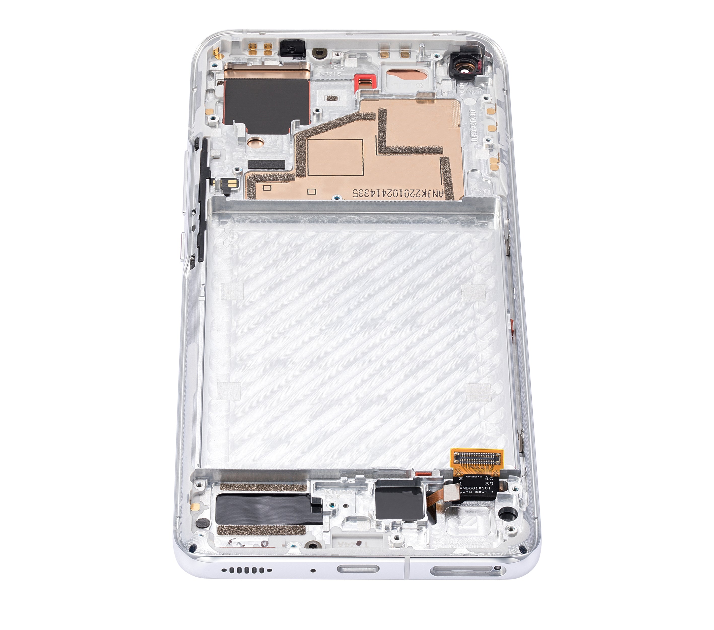 OLED-Display mit Rahmen für Xiaomi Mi 11 (Refurbished) (Cloud White)