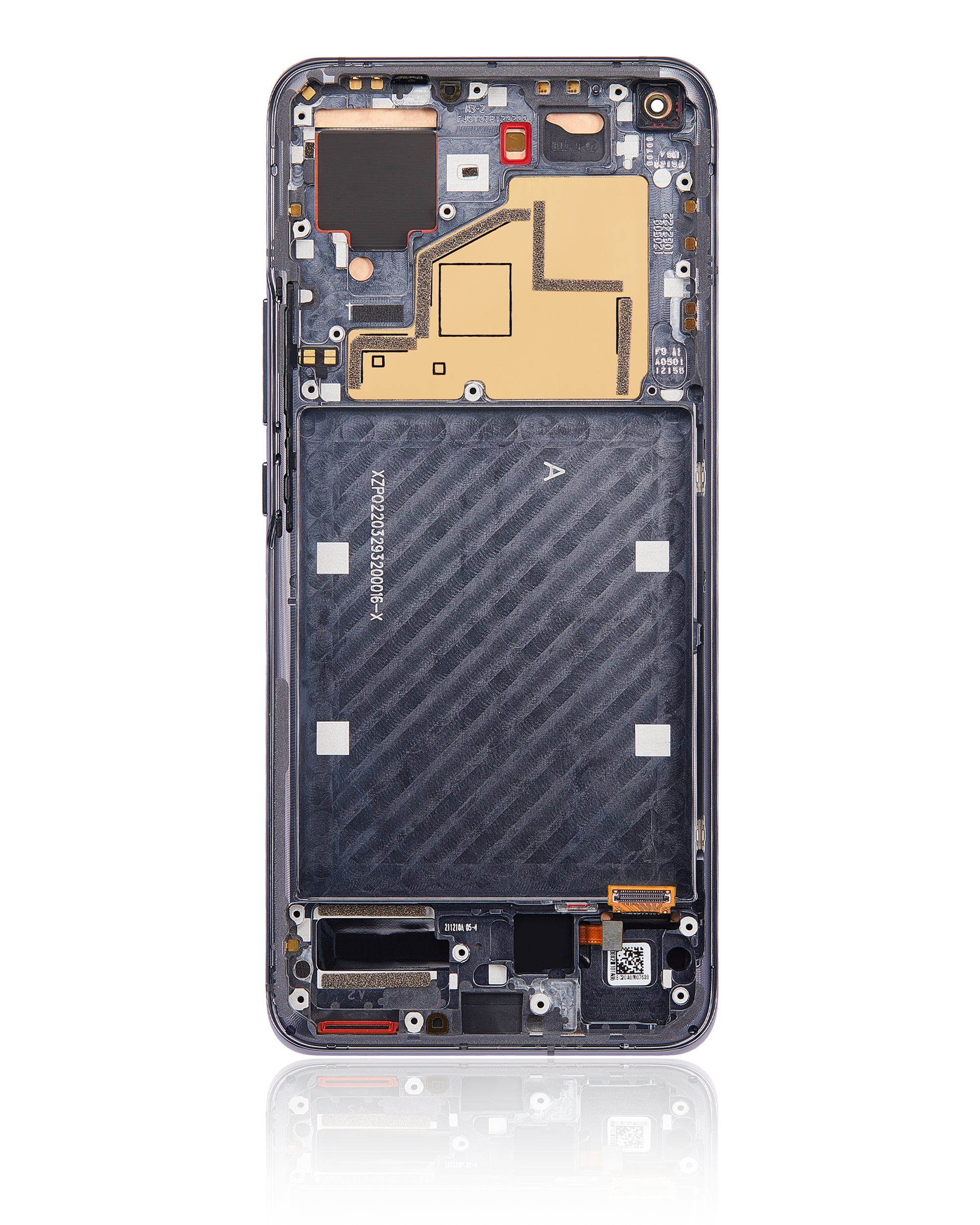 OLED Display with Frame for Xiaomi Mi 11 (Refurbished) (Black)