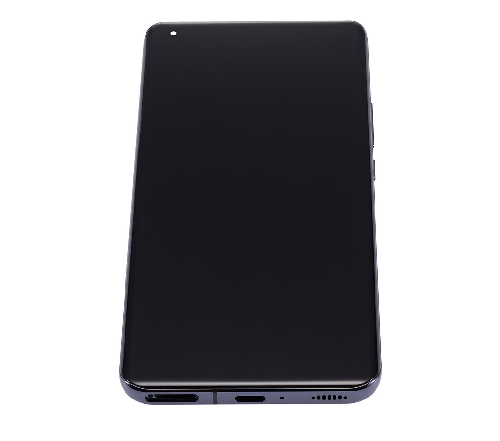 OLED Display with Frame for Xiaomi Mi 11 (Refurbished) (Black)