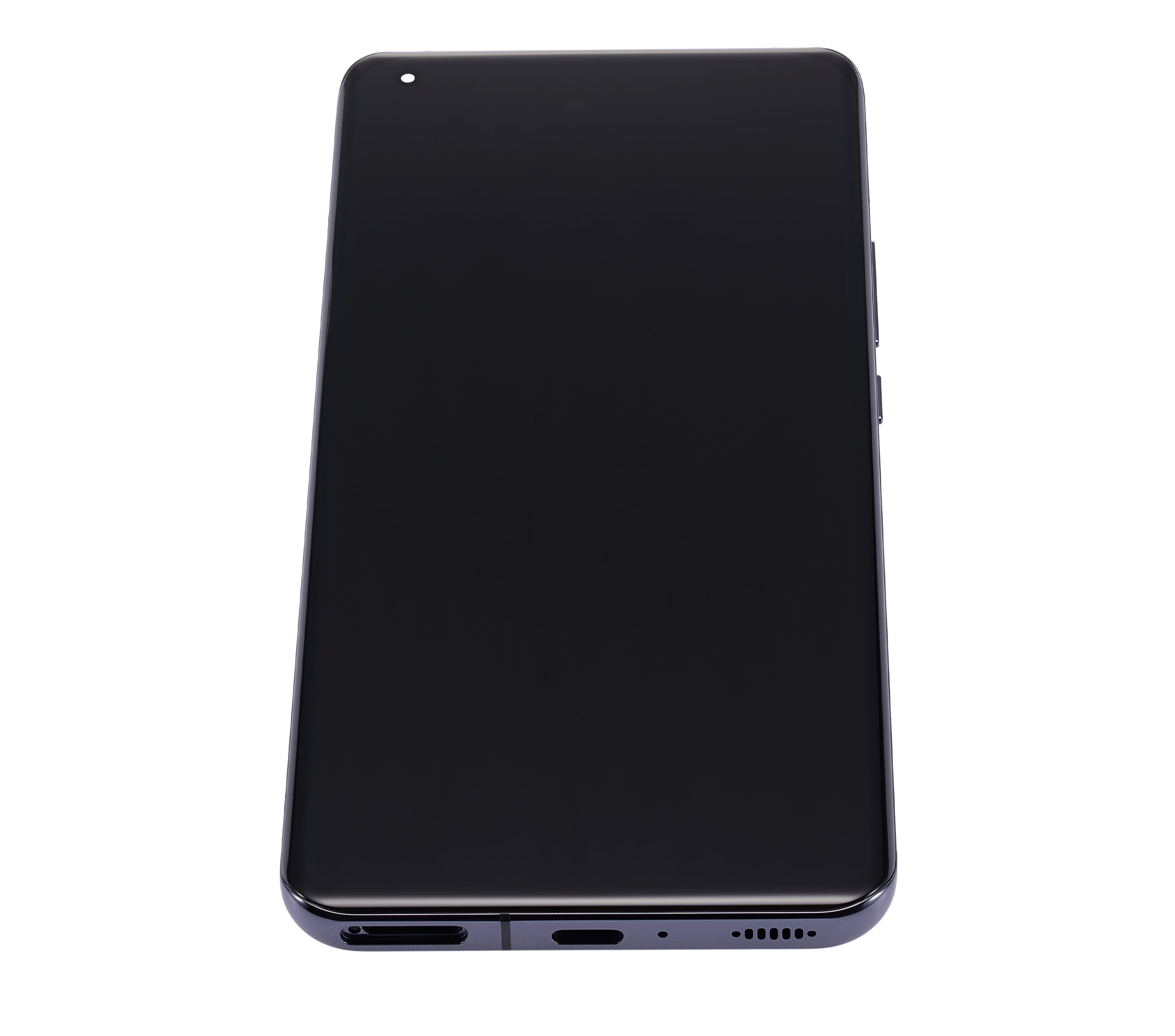 OLED Display with Frame for Xiaomi Mi 11 (Refurbished) (Black)