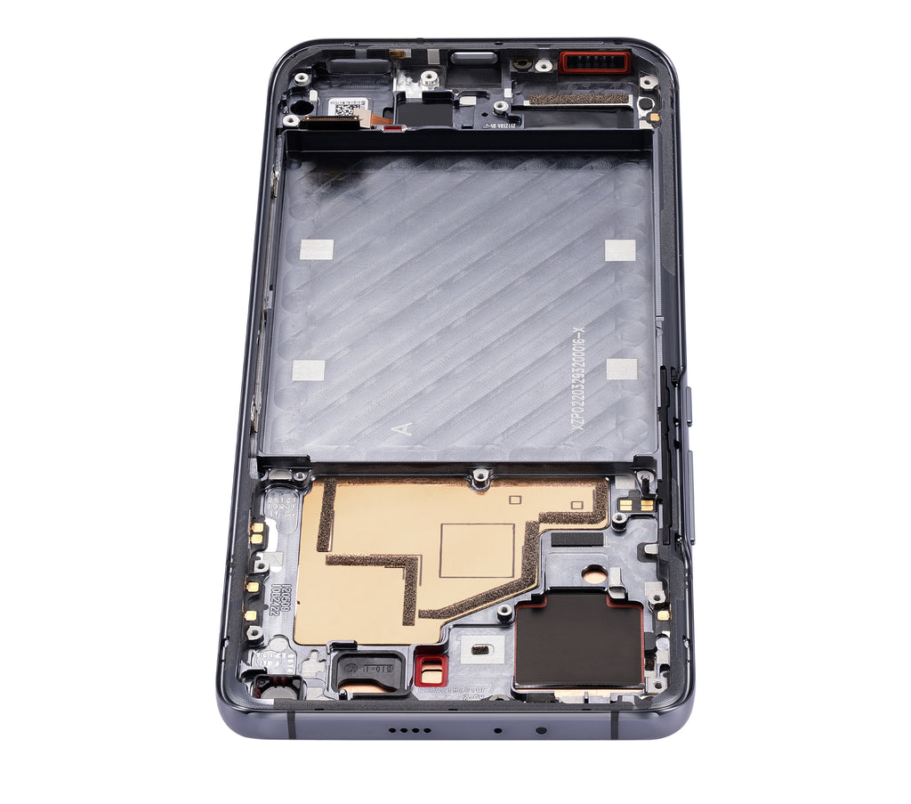 OLED Display with Frame for Xiaomi Mi 11 (Refurbished) (Black)