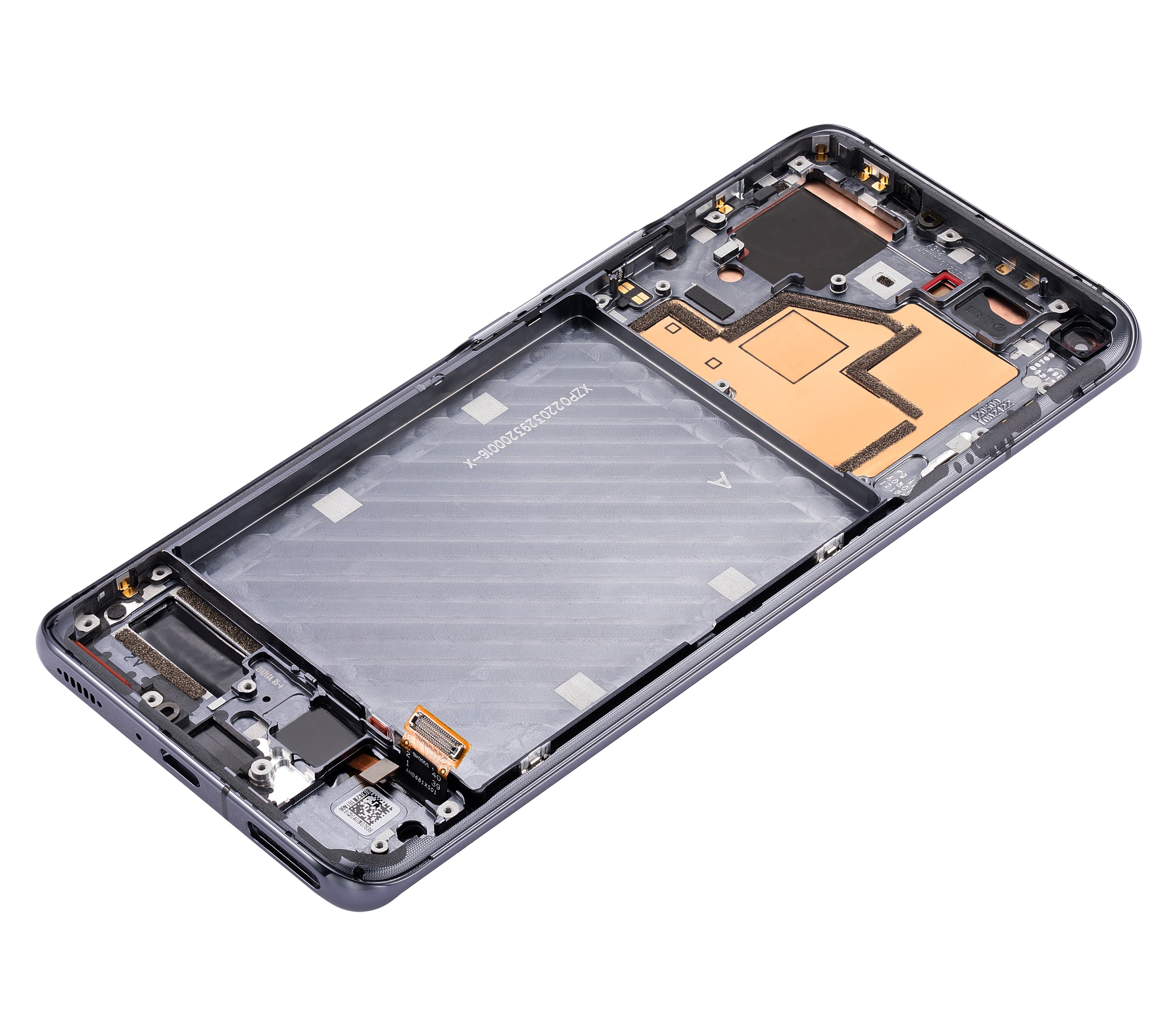 OLED Display with Frame for Xiaomi Mi 11 (Refurbished) (Black)