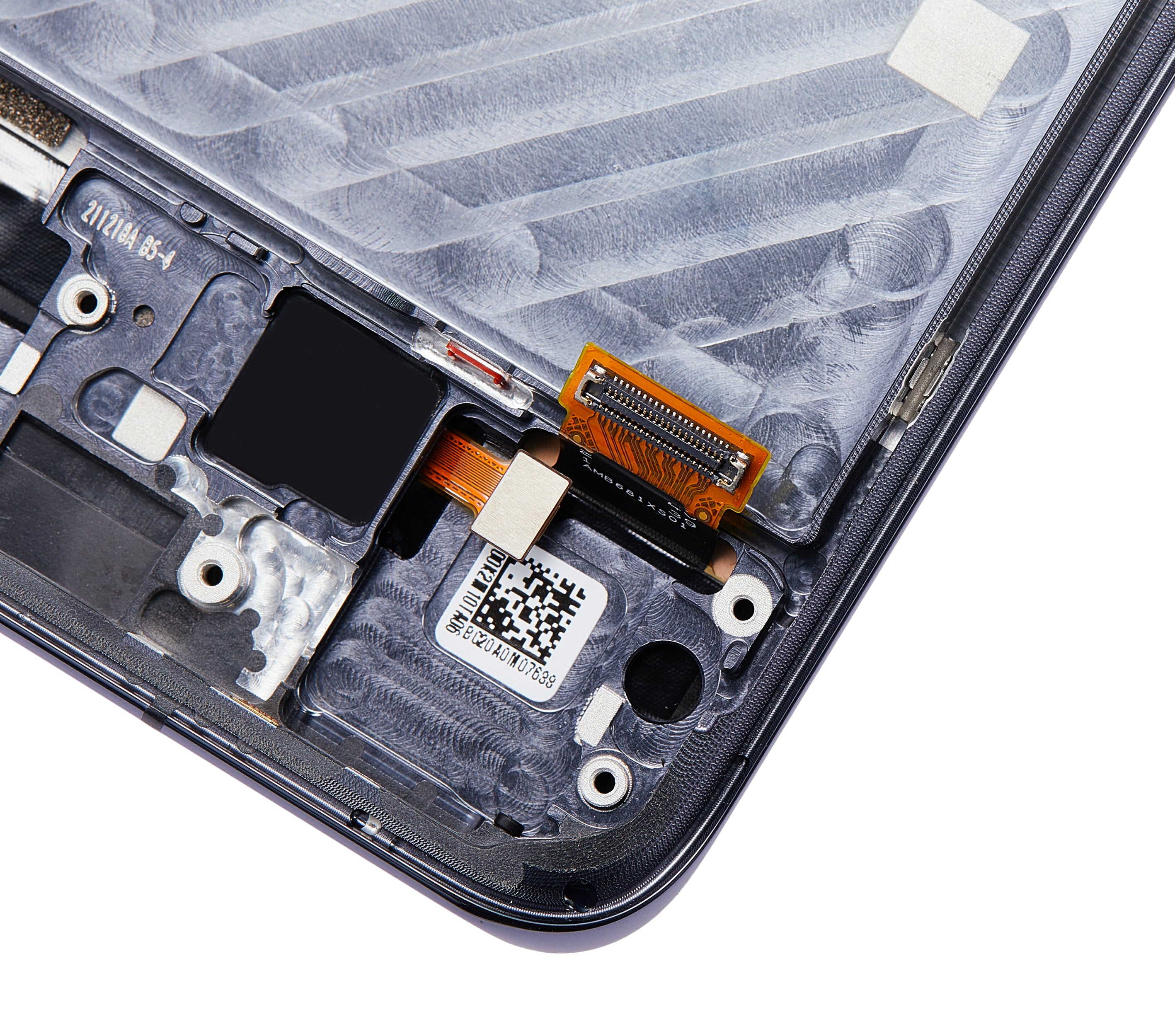 OLED Display with Frame for Xiaomi Mi 11 (Refurbished) (Black)