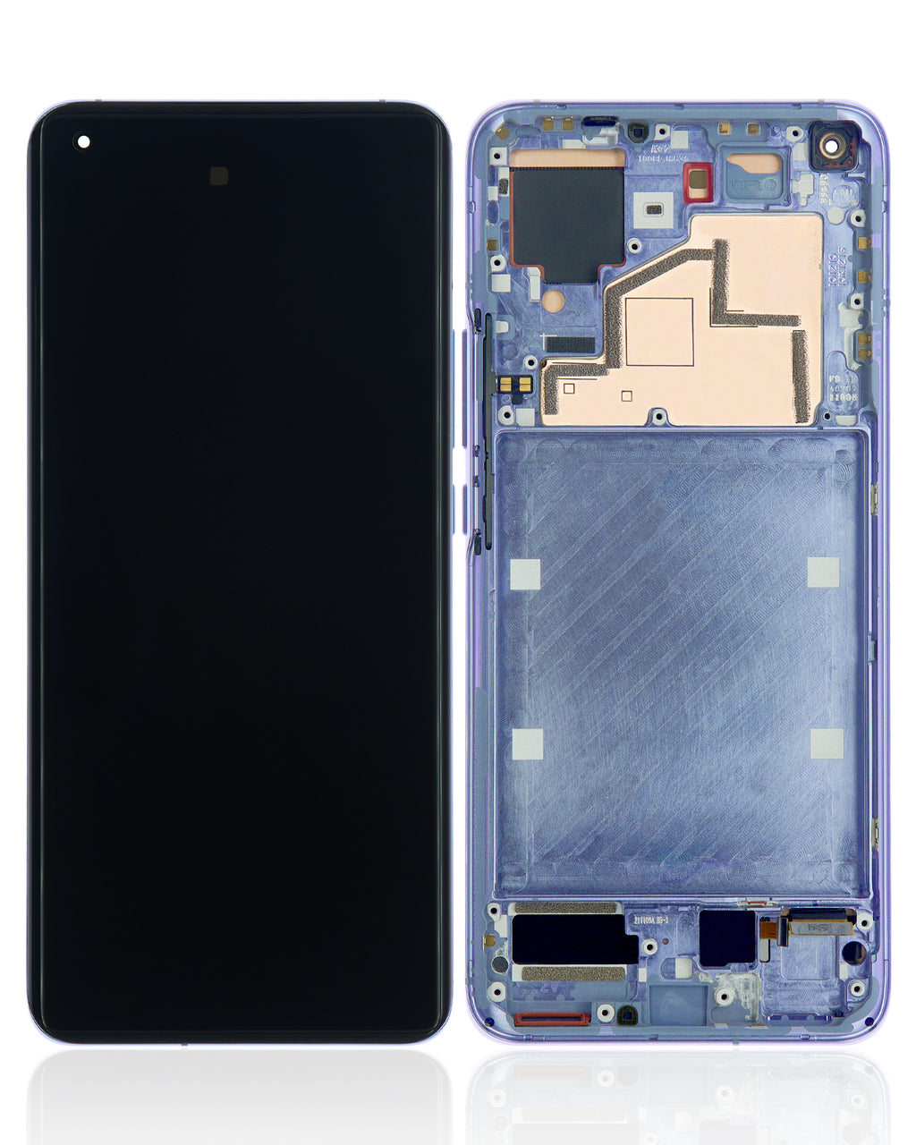 OLED-Display mit Rahmen für Xiaomi Mi 11 (Refurbished) (Violet)
