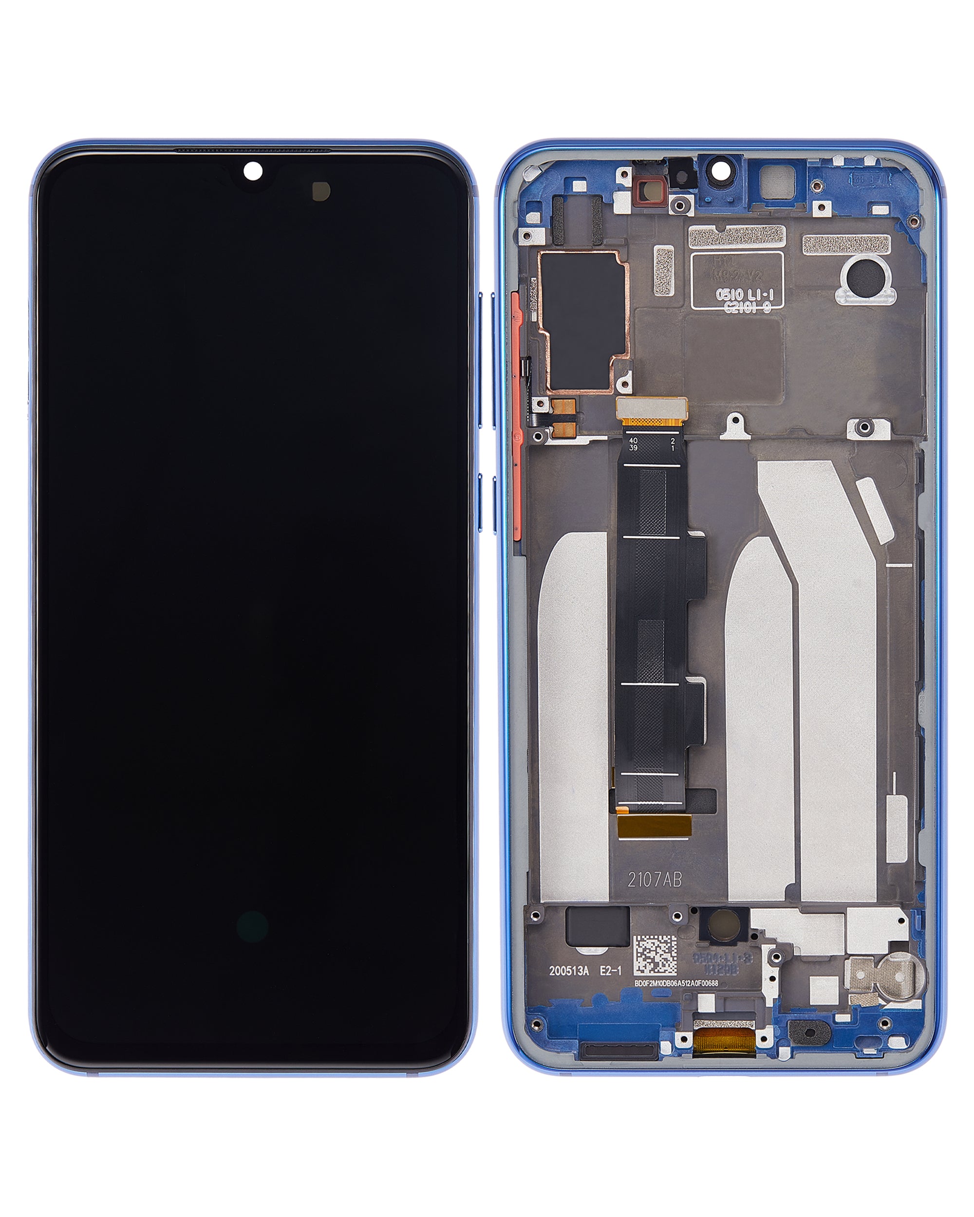 OLED-Display mit Rahmen für Xiaomi Mi 9 SE (Refurbished) (Blau)
