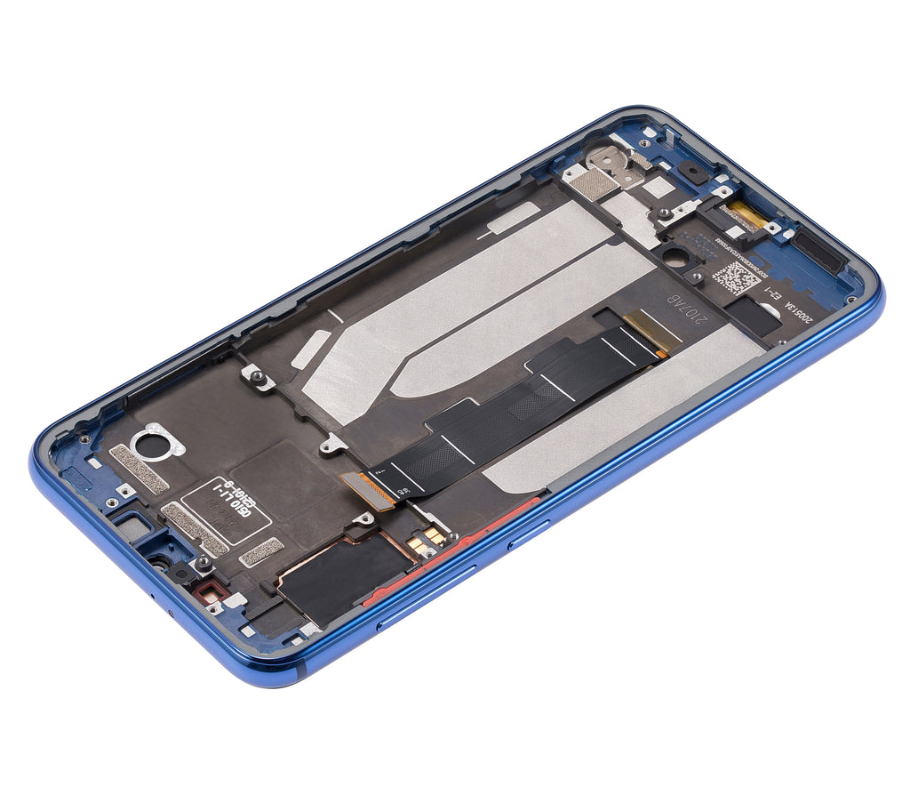 OLED-Display mit Rahmen für Xiaomi Mi 9 SE (Refurbished) (Blau)
