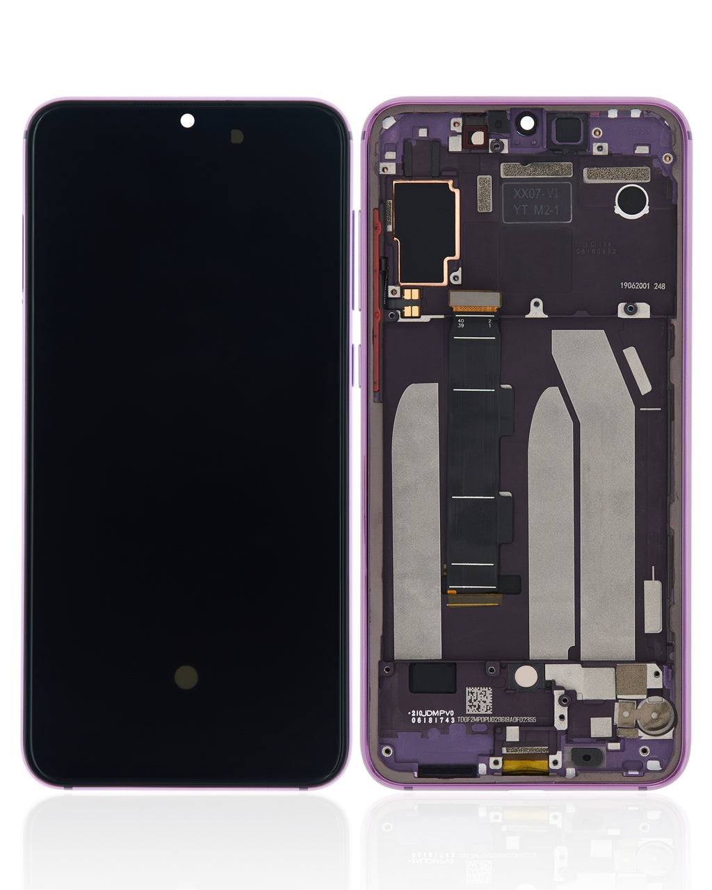 OLED Display with Frame for Xiaomi Mi 9 SE (Refurbished) (Violet)