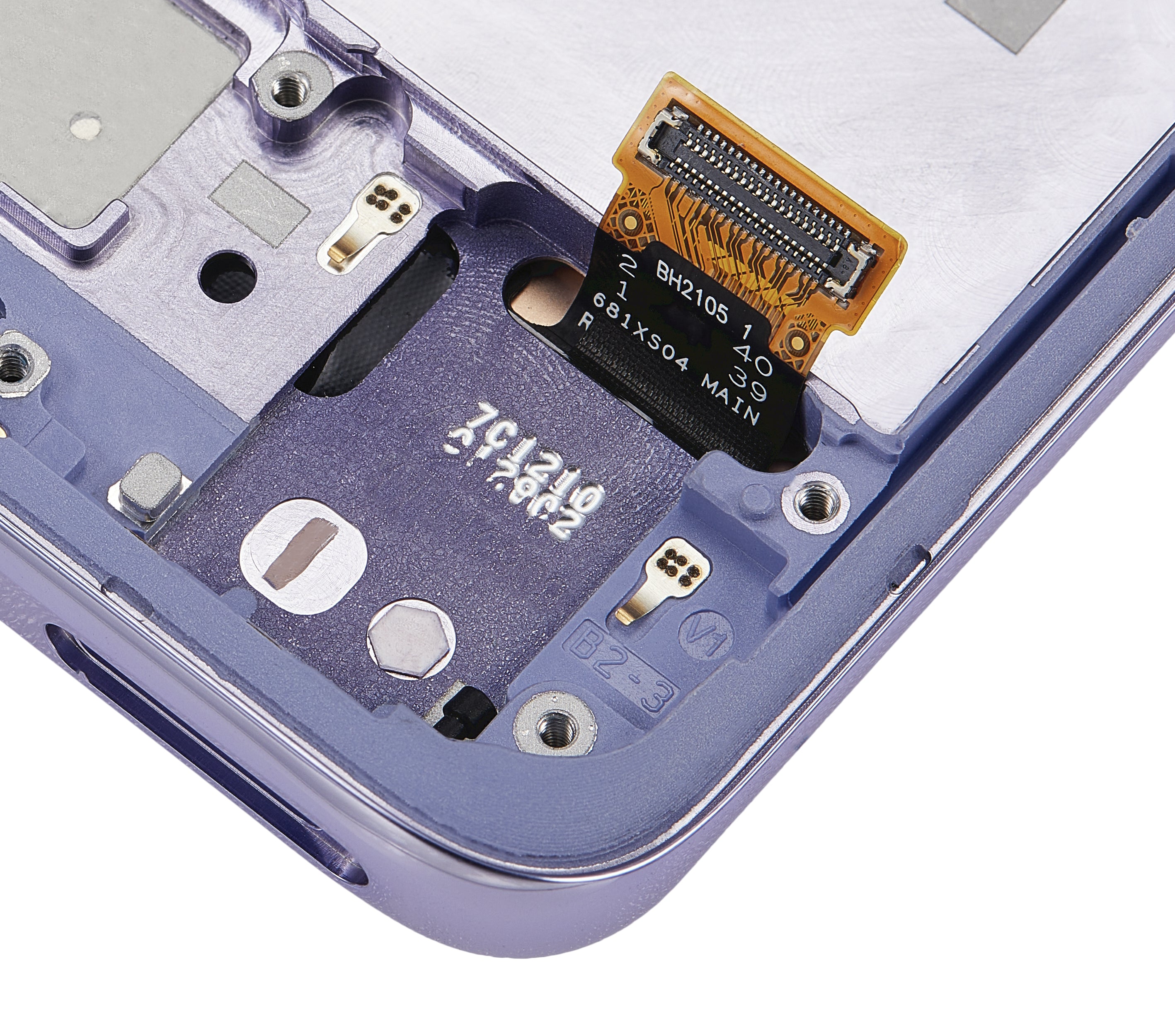 OLED Display with Frame for Xiaomi Mi 11 Pro (Refurbished) (Purple)