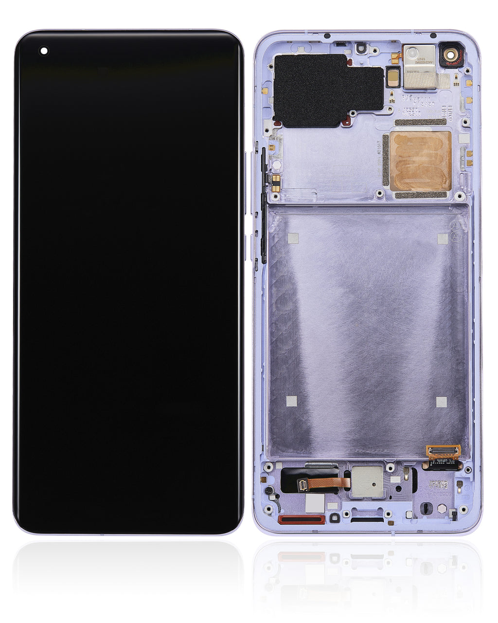 OLED Display with Frame for Xiaomi Mi 11 Pro (Refurbished) (Purple)