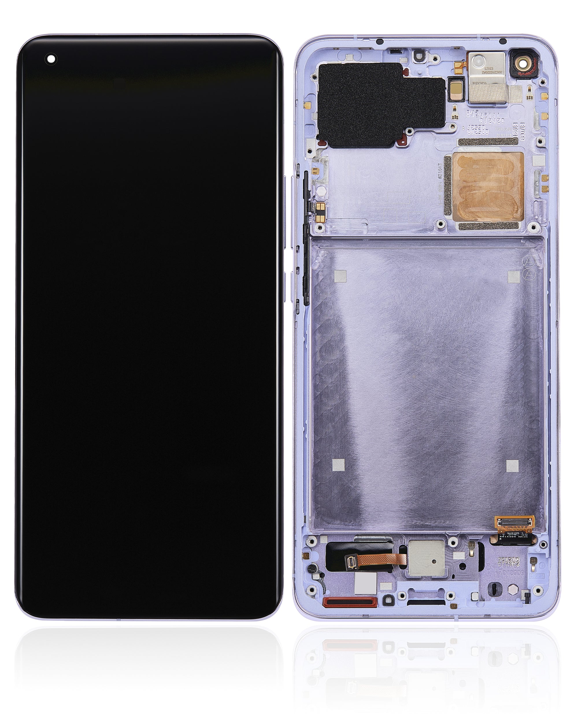 OLED Display with Frame for Xiaomi Mi 11 Pro (Refurbished) (Purple)