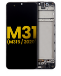 OLED Display with Frame for Samsung Galaxy M31 (M315 / 2020) (Refurbished) (All Colors)