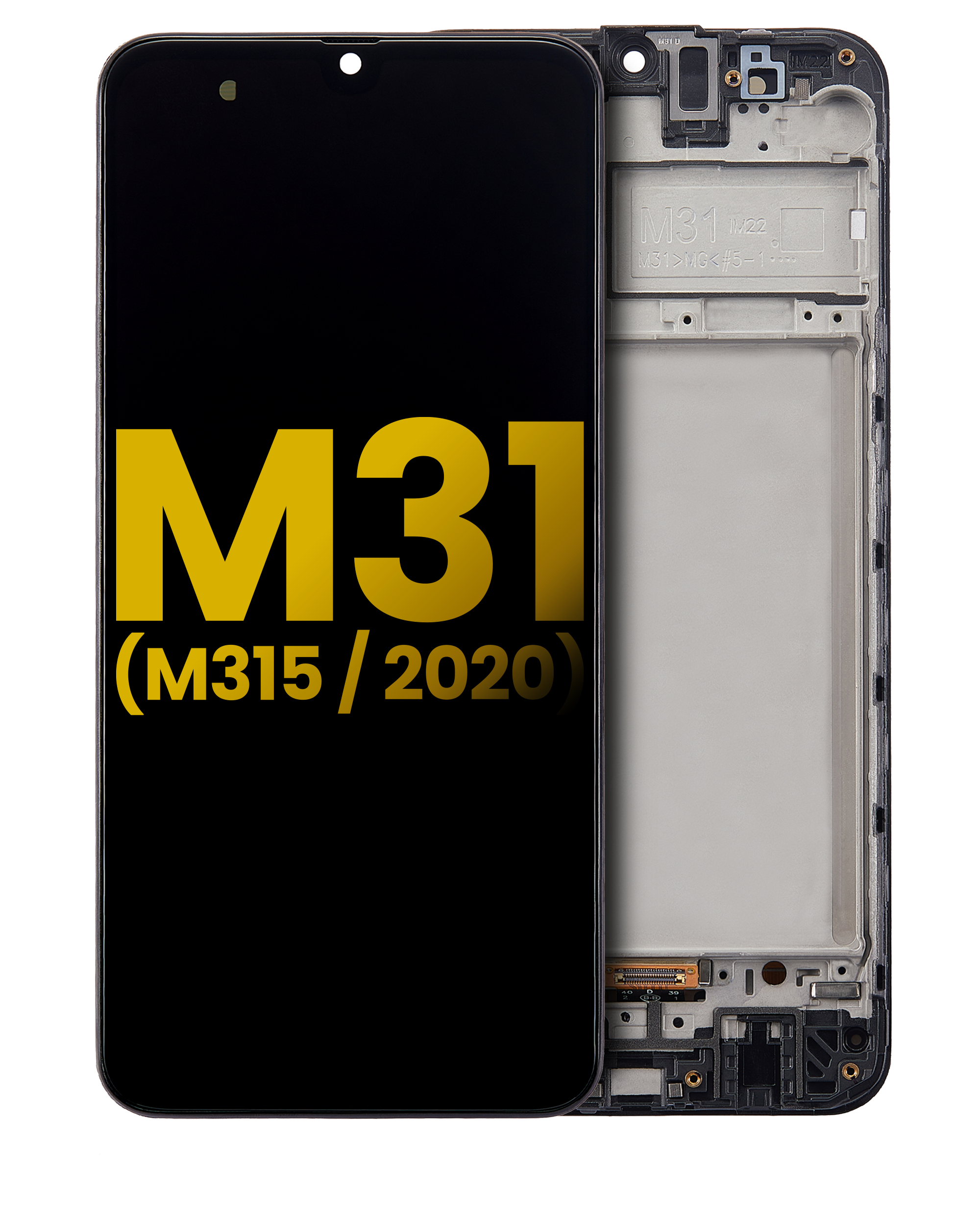 OLED-Display mit Rahmen Samsung Galaxy M31 Refurbished